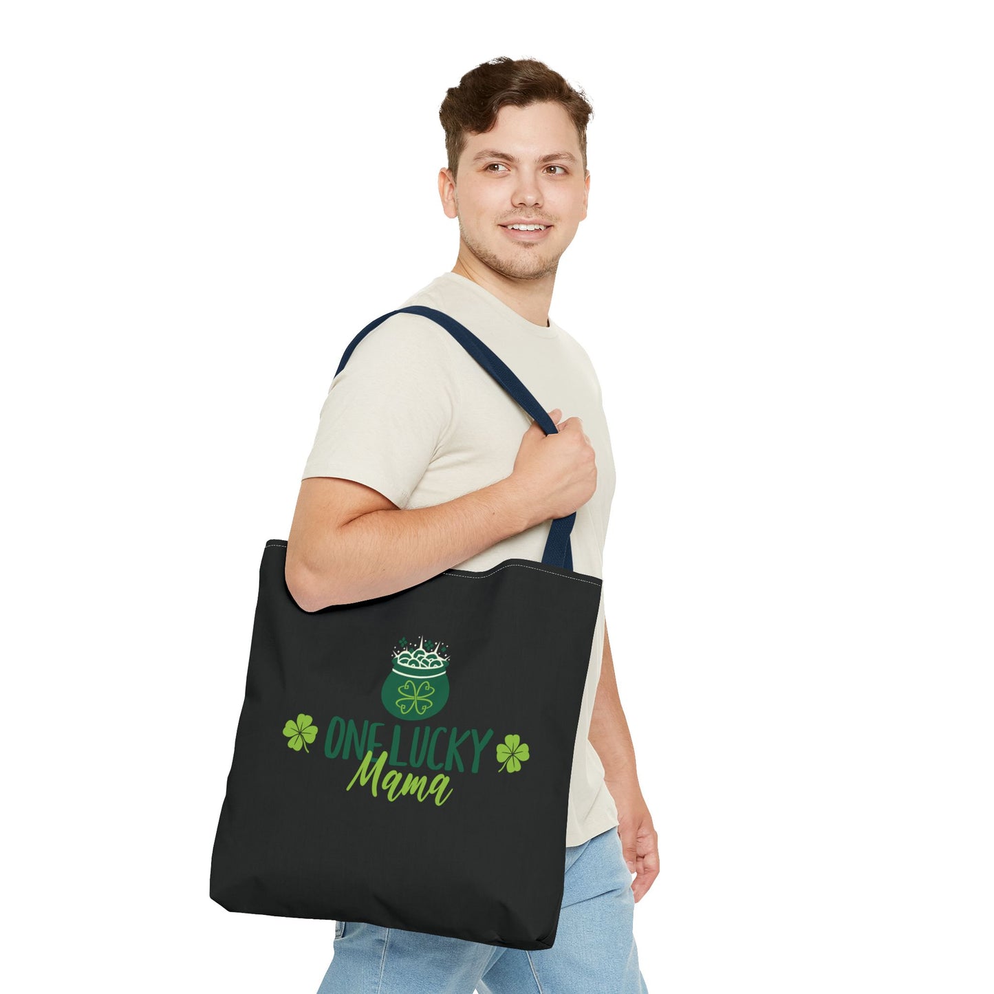 One Lucky Mama St. Patrick's Day Tote Bag - Fun & Festive Green Design