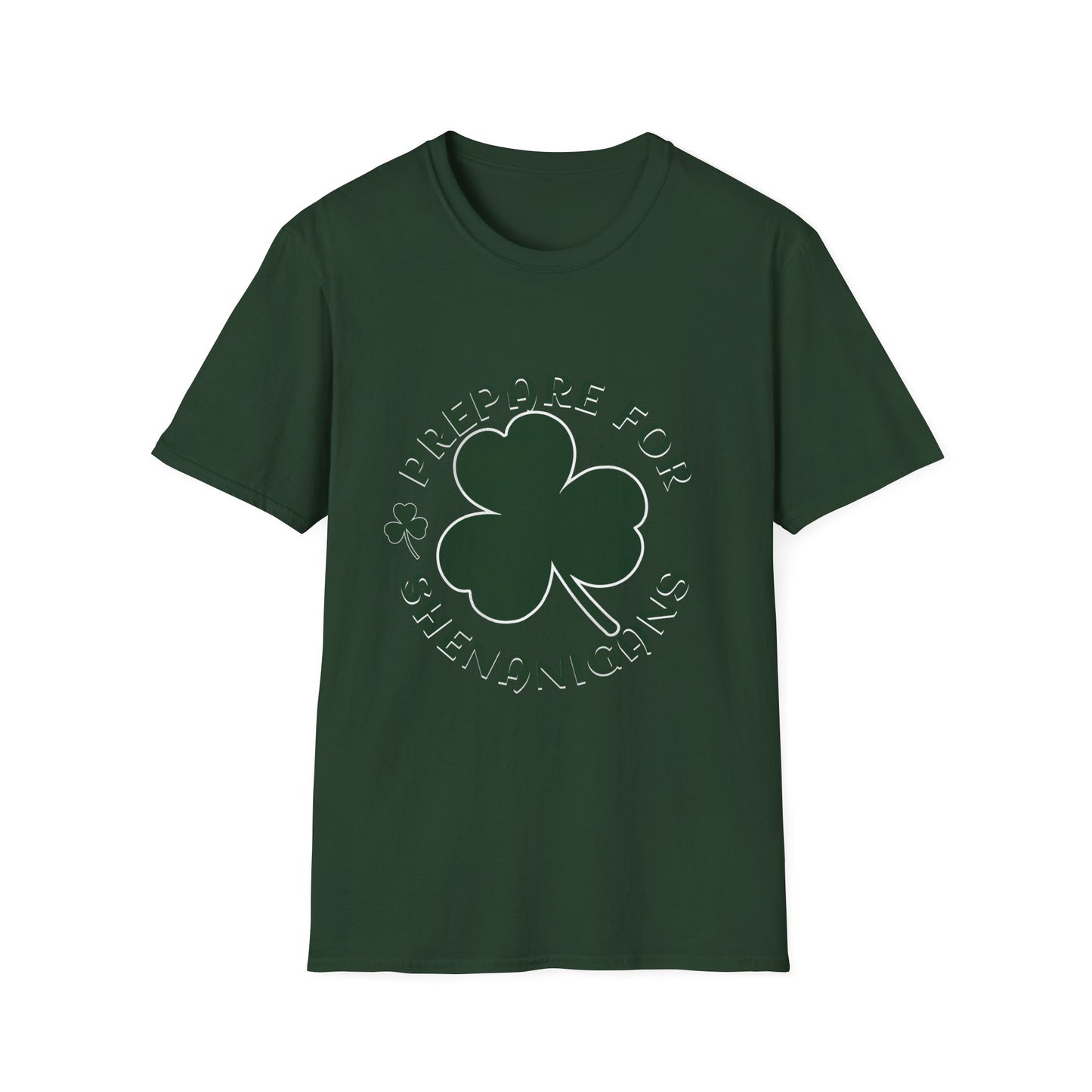 St. Patrick's Day 'Prepare for Shenanigans' T-Shirt - Unisex Softstyle Tee