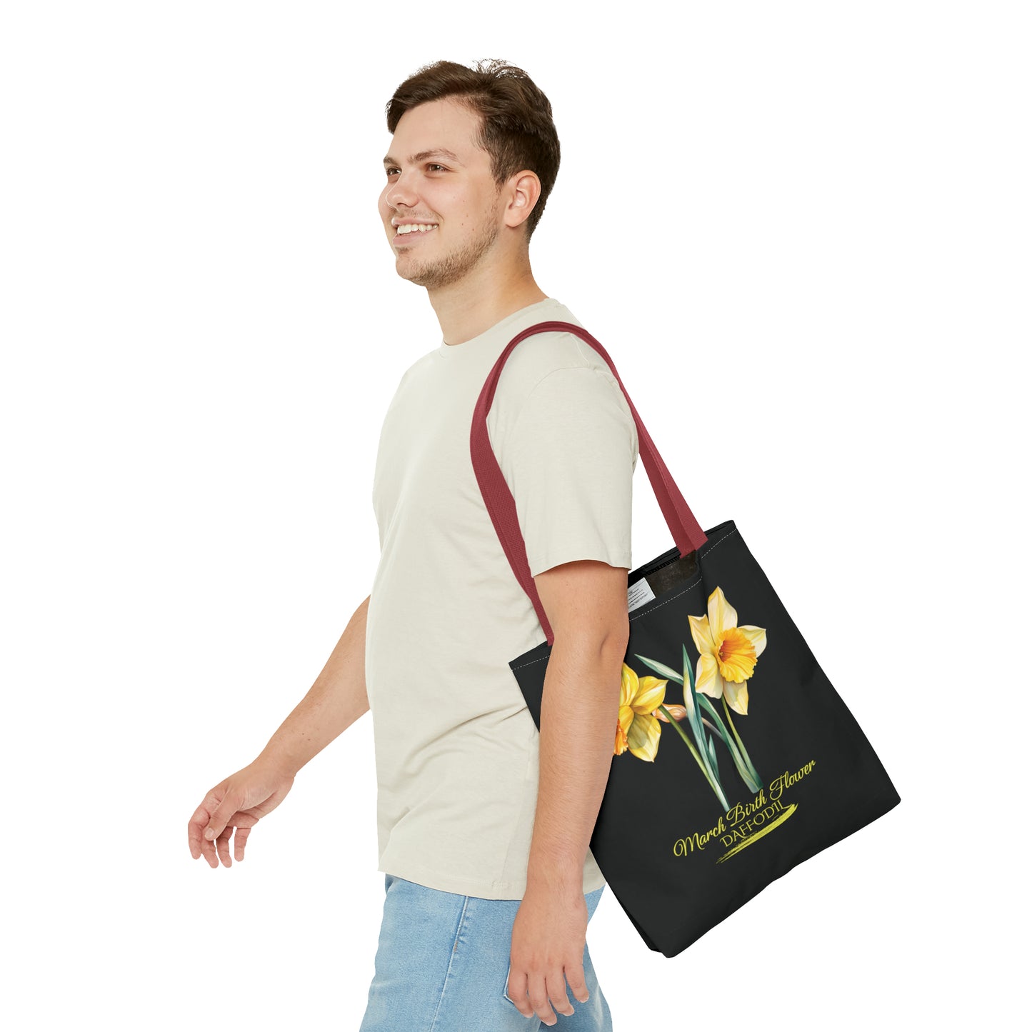 March Birth Flower: Daffodil - Tote Bag (AOP)