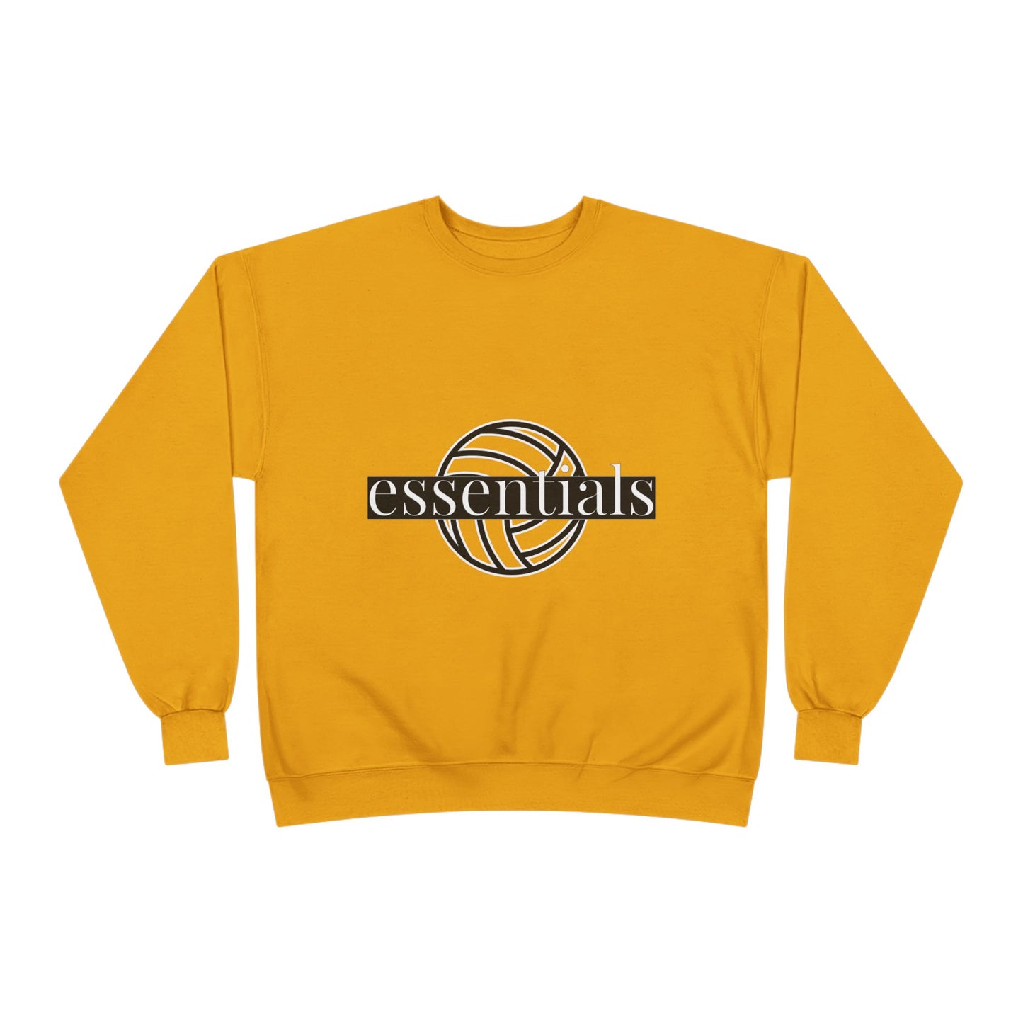 Unisex Eco-Friendly Volleyball Sweatshirt, Casual Sportswear for Athletes, Great for Gifts, Team Spiritwear, Eco-Conscious Fashion