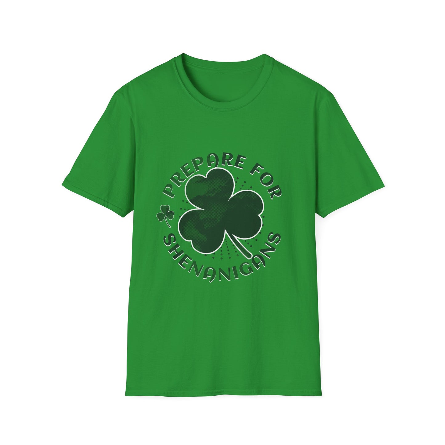 St. Patrick's Day 'Prepare for Shenanigans' T-Shirt - Unisex Softstyle Tee
