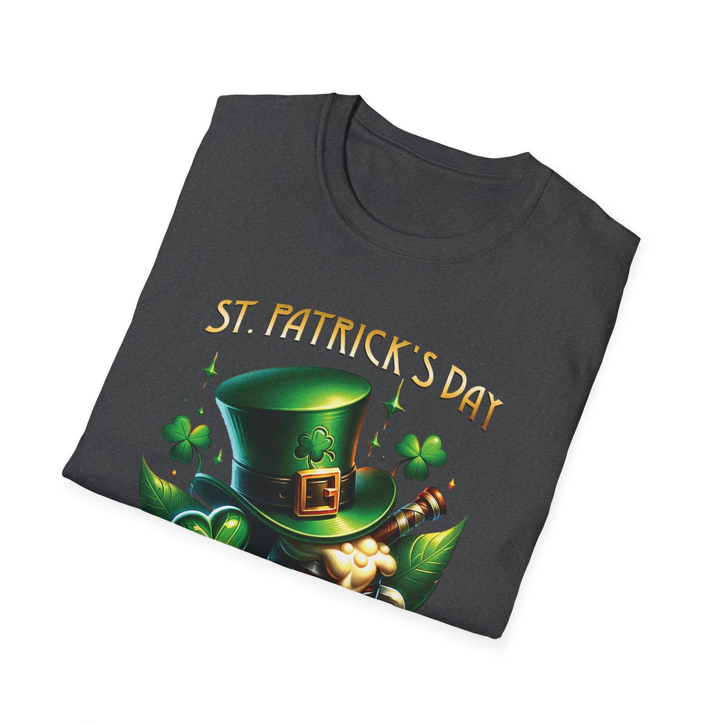 St. Patrick's Day Celebration T-Shirt - Unisex Softstyle Tee with Irish Culture Design