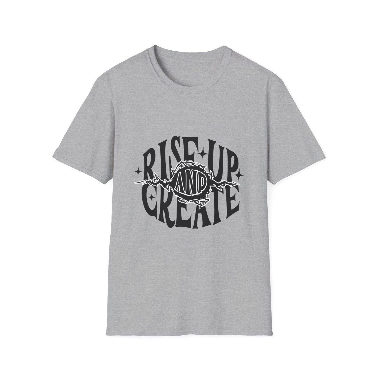 Rise Up And Create T-Shirt, Inspirational Tee, Motivational Shirt, Unisex Graphic Top, Artist Gift, Creative Apparel