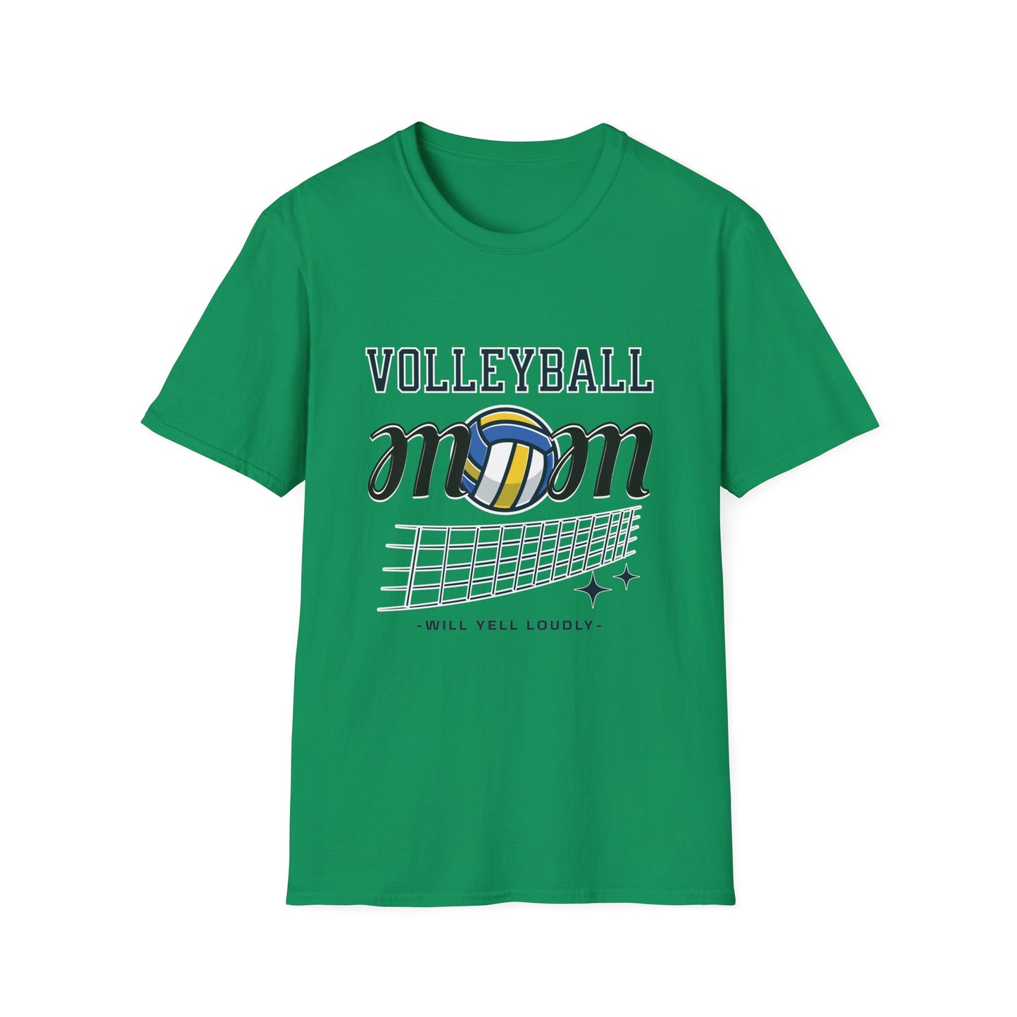Volleyball Mom T-Shirt | Soft Unisex Tee for Sports Moms | Great for Gifts, Teamwear, Casual Outings, and Holidays
