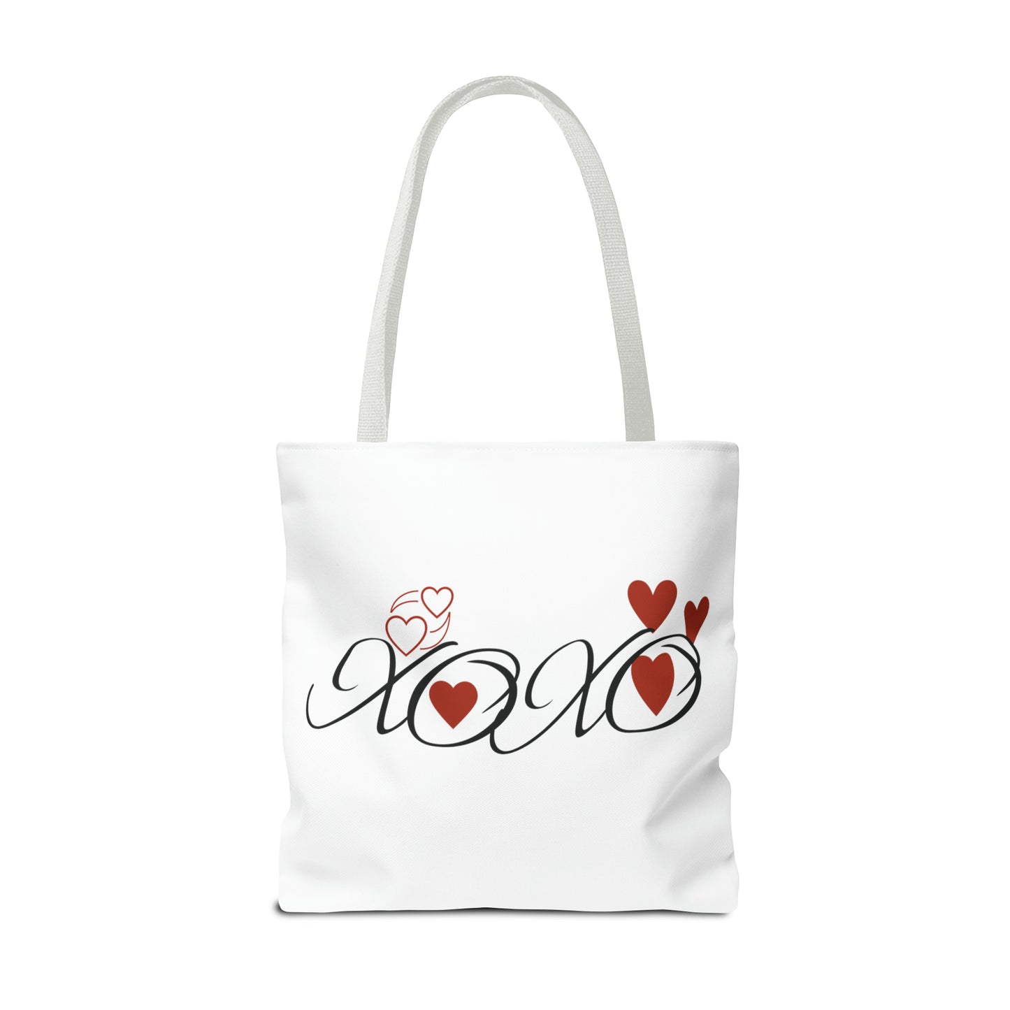 Valentine: XOXO with Hearts - Tote Bag (AOP)