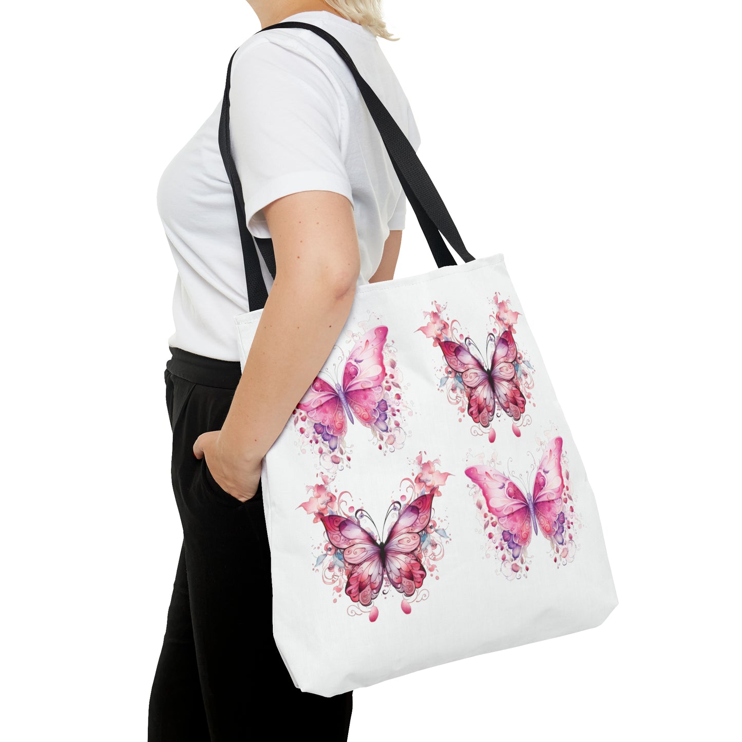 Pink Butterfly - Tote Bag (AOP)