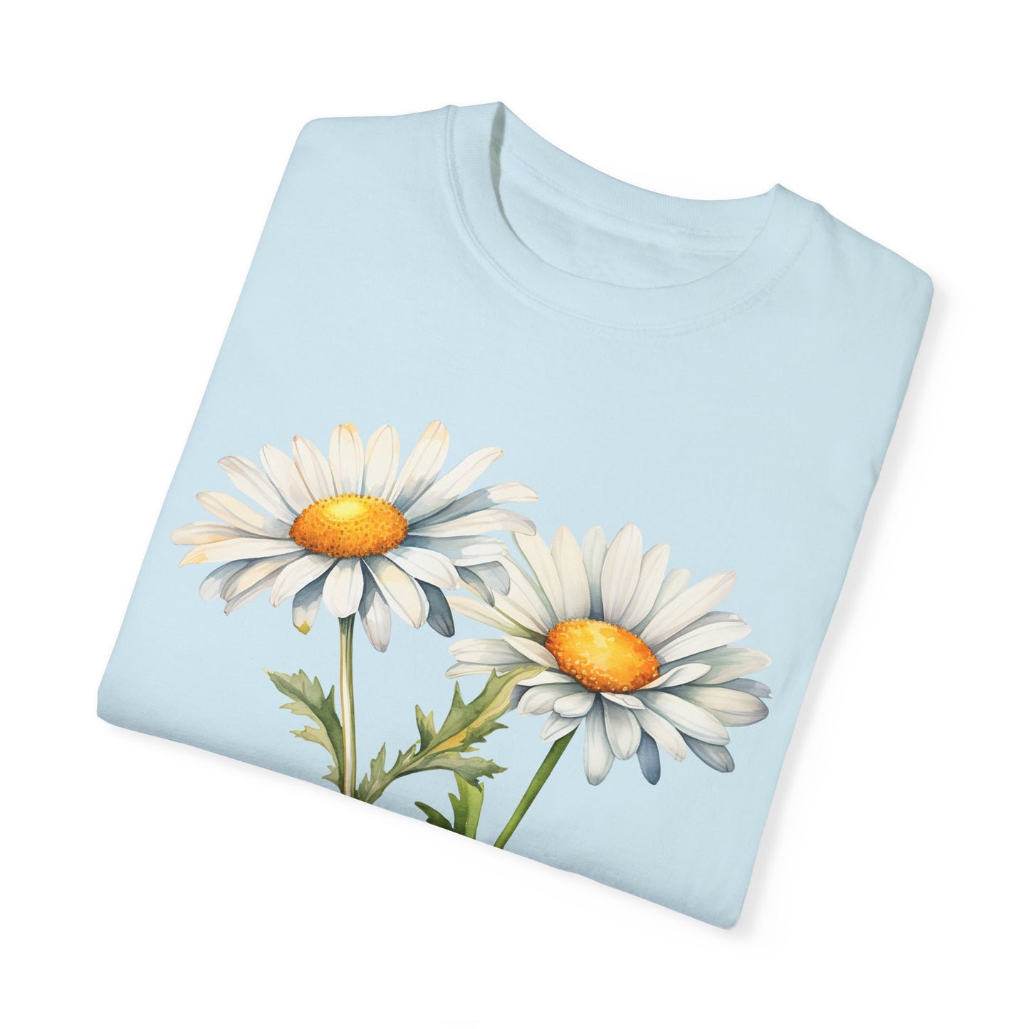 April Birth Flower "Daisy" - Unisex Garment-Dyed T-shirt