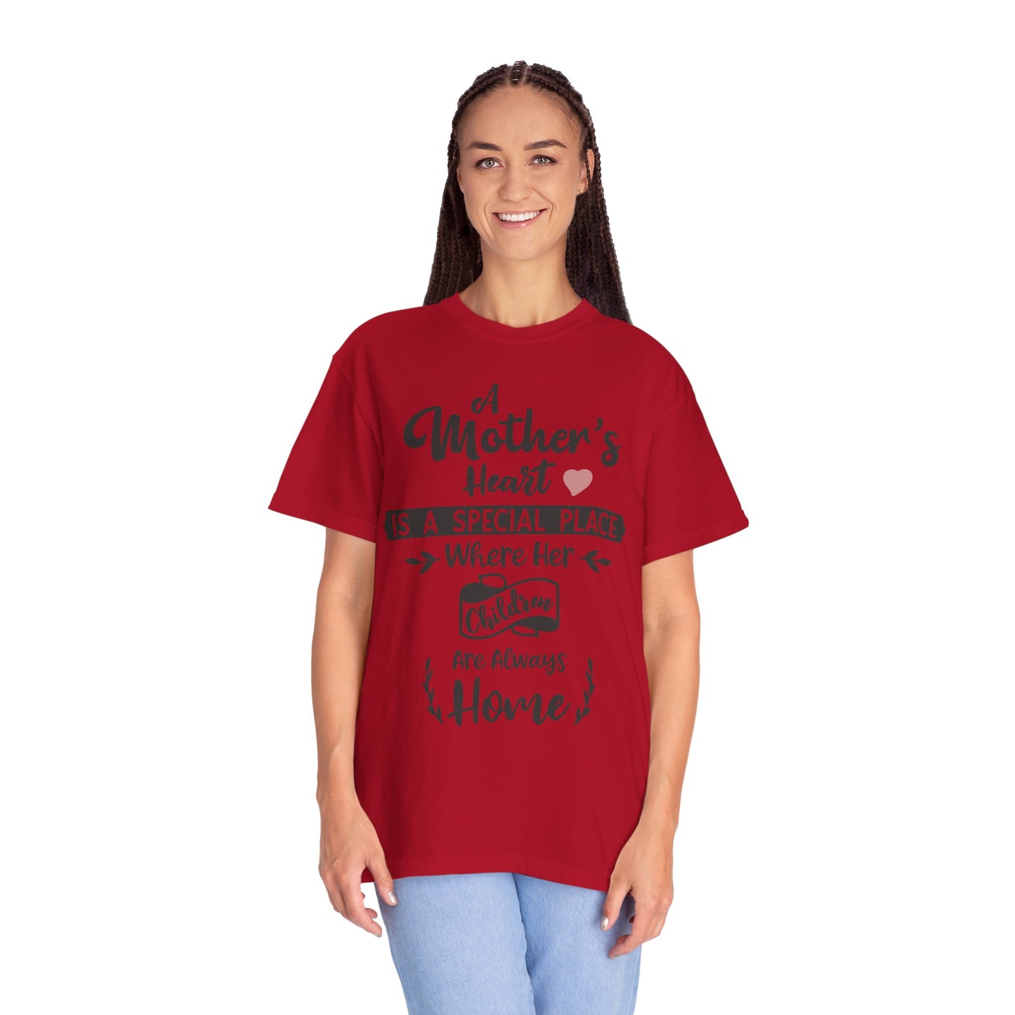 Mother's heart is a special place - Unisex Garment-Dyed T-shirt