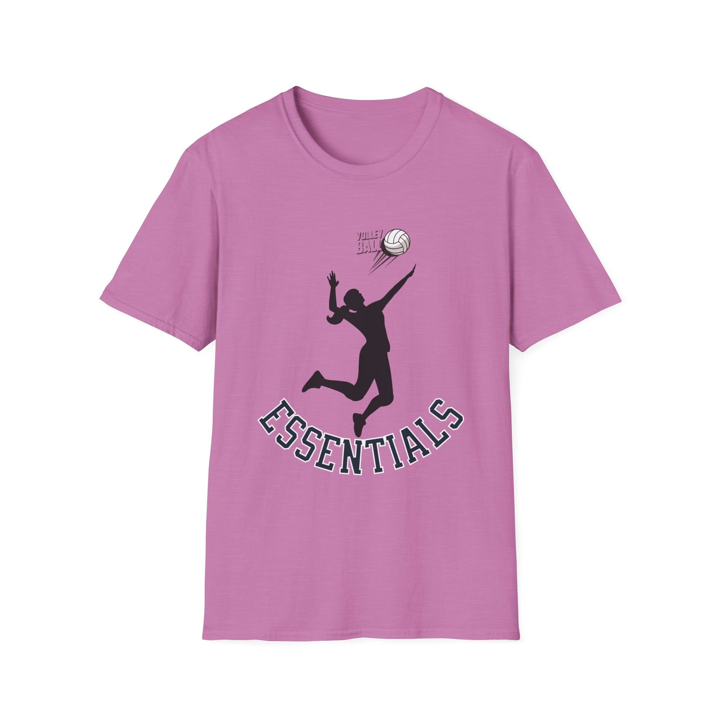 Graphic Sports T-Shirt - 'ESSENTIALS' Silhouette Tee for Athletes, Gym Lovers, Casual Wear, Sports Events, Gift Idea