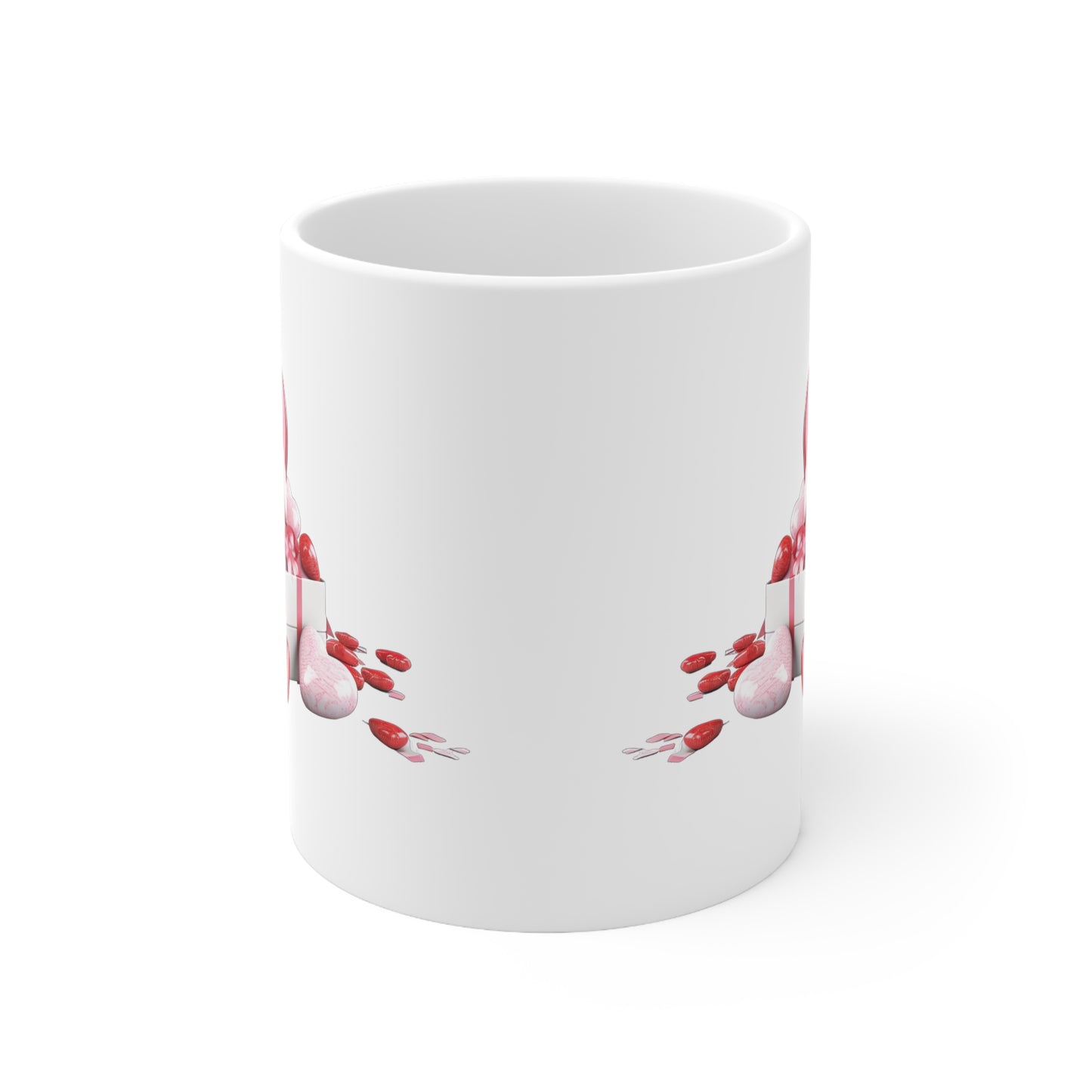 Valentine's Heart Gift: Ceramic Mug 11oz