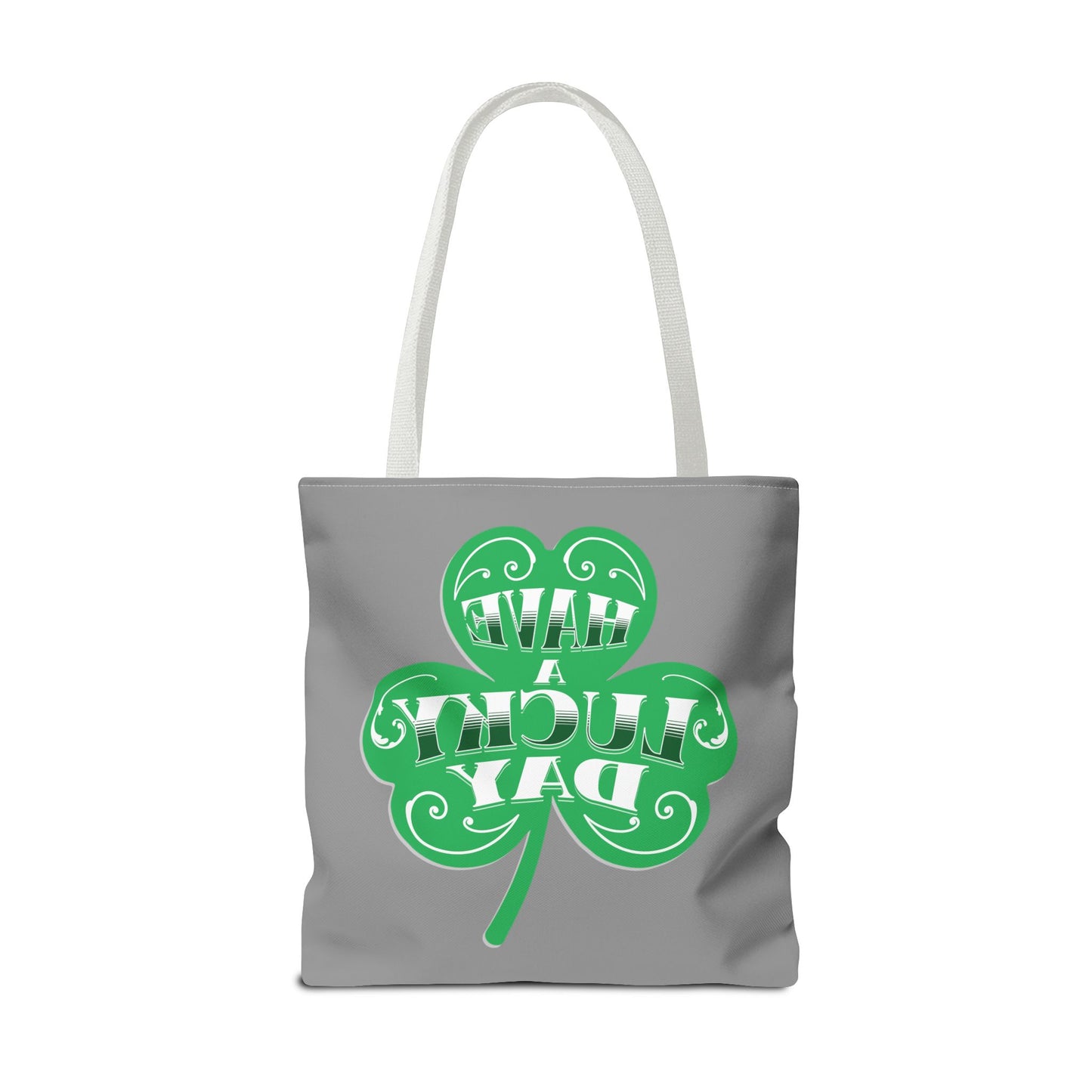 Lucky Day Tote Bag - St. Patrick's Day Gift, Eco-Friendly Shopper, Fun Everyday Use, Green Clover Design, Lucky Charm