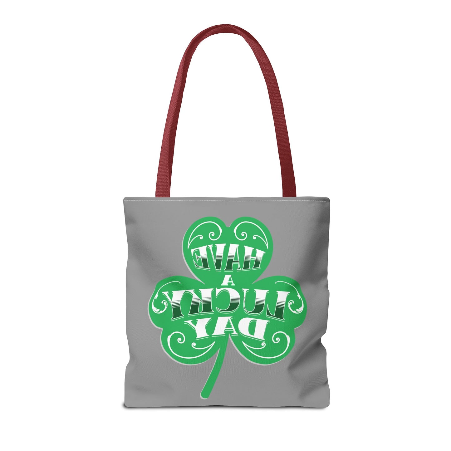 Lucky Day Tote Bag - St. Patrick's Day Gift, Eco-Friendly Shopper, Fun Everyday Use, Green Clover Design, Lucky Charm