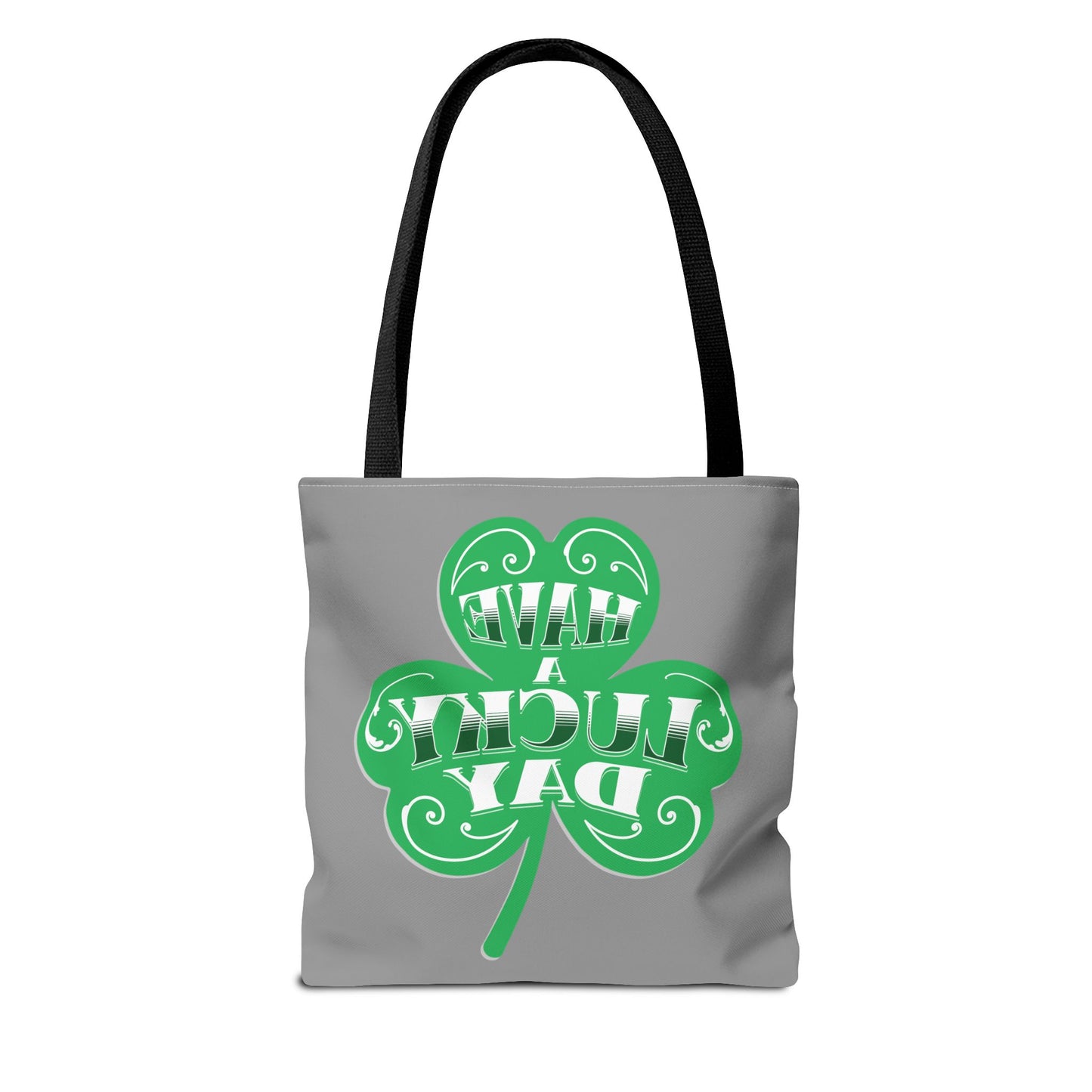Lucky Day Tote Bag - St. Patrick's Day Gift, Eco-Friendly Shopper, Fun Everyday Use, Green Clover Design, Lucky Charm