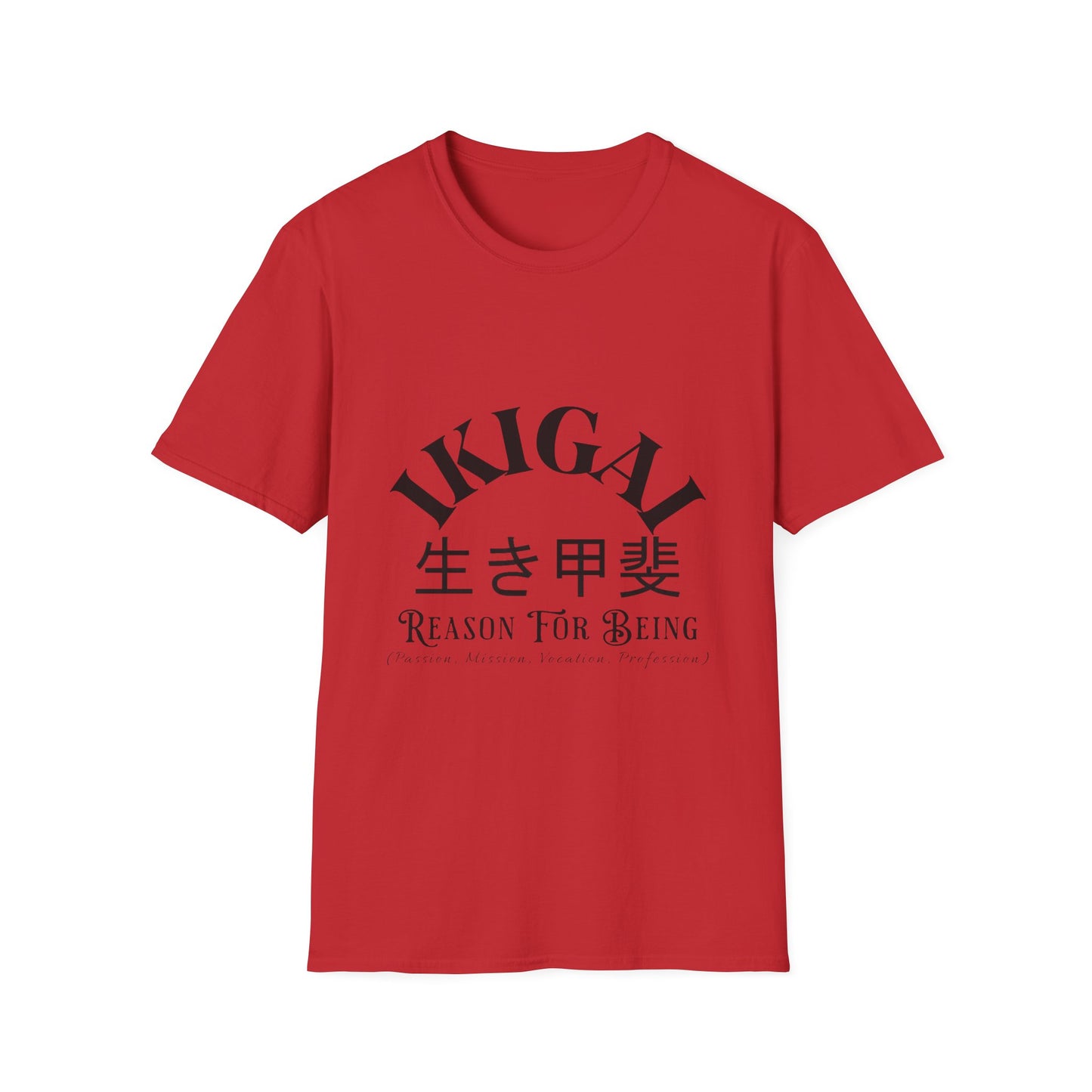 Ikigai T-shirt - Unisex Softstyle