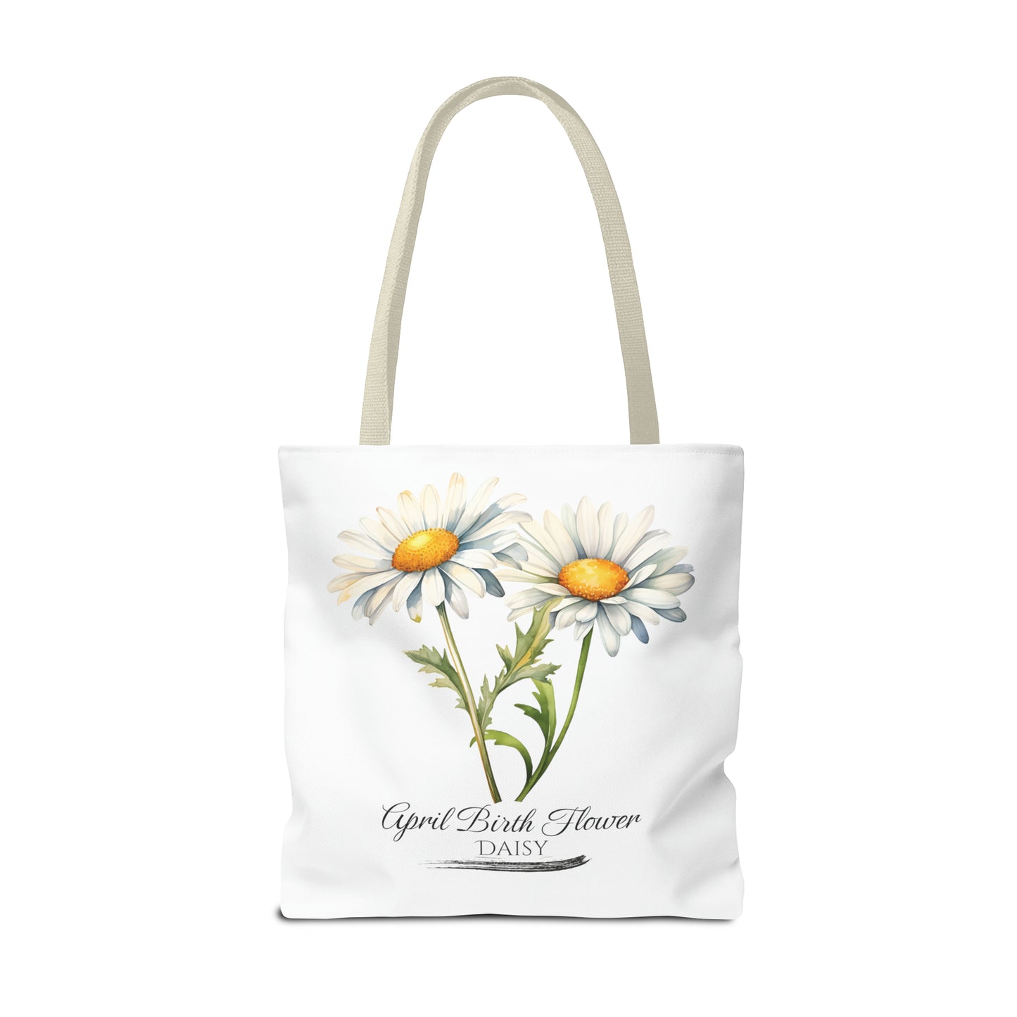 April Birth Flower: Daisy - Tote Bag (AOP)