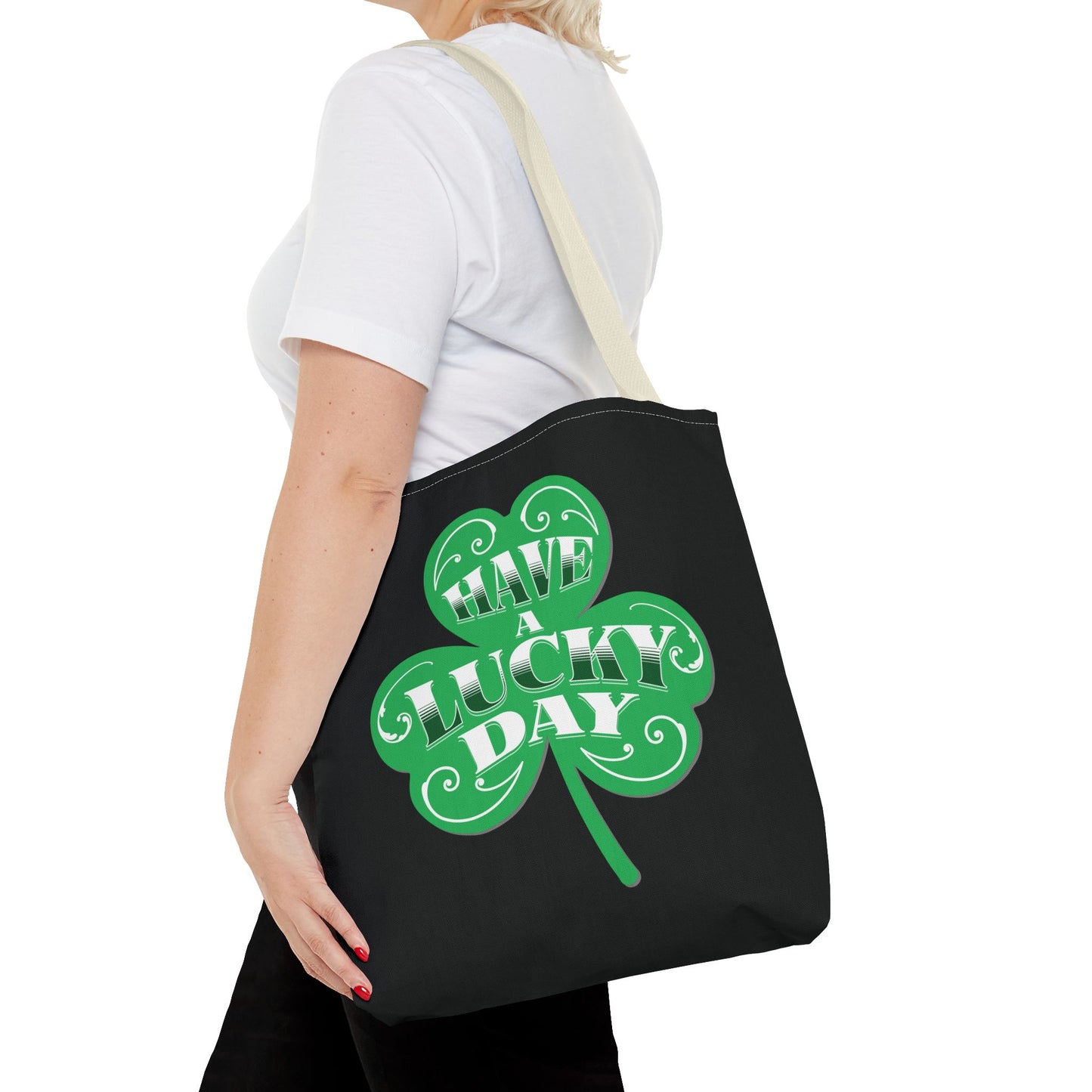 St. Patrick's Day Tote Bag | Lucky Clover Design, Reusable Shopping Bag, Eco-Friendly Gift, Holiday Accessory