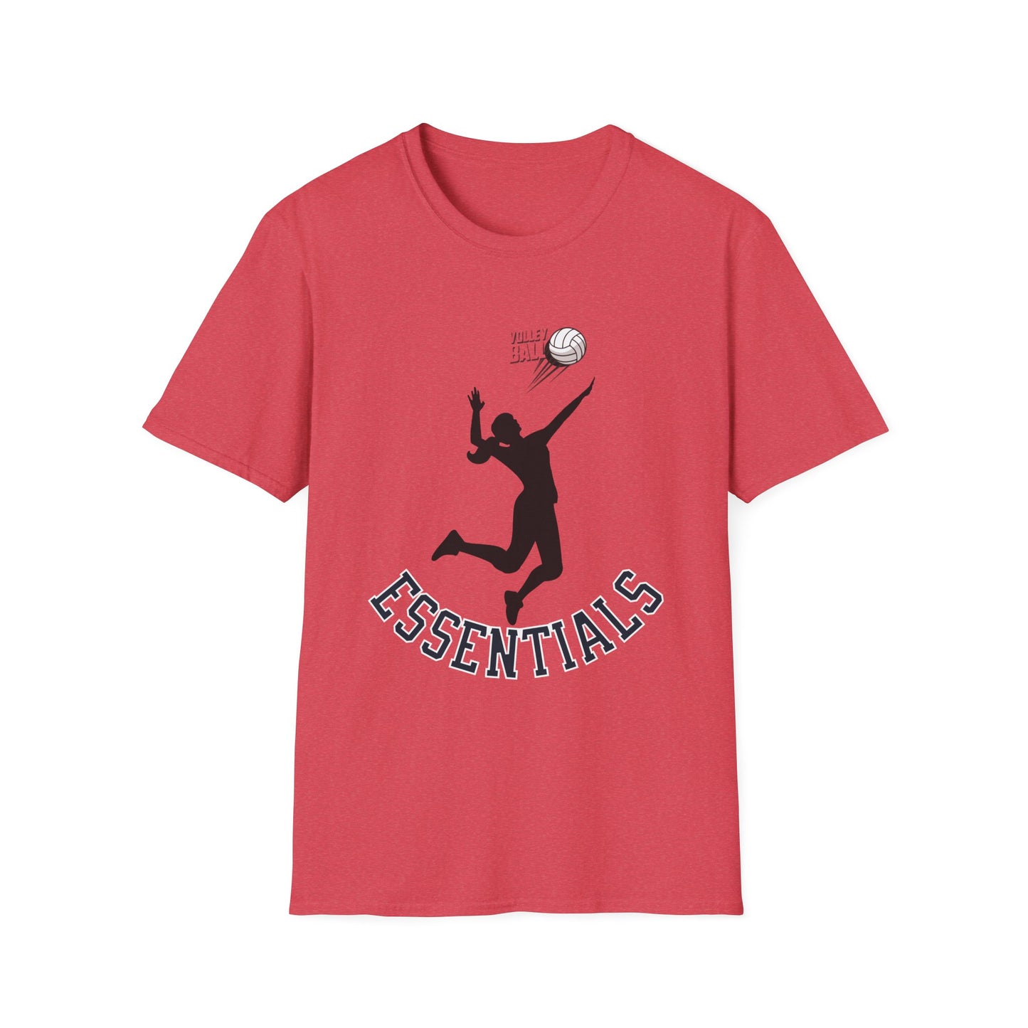 Graphic Sports T-Shirt - 'ESSENTIALS' Silhouette Tee for Athletes, Gym Lovers, Casual Wear, Sports Events, Gift Idea