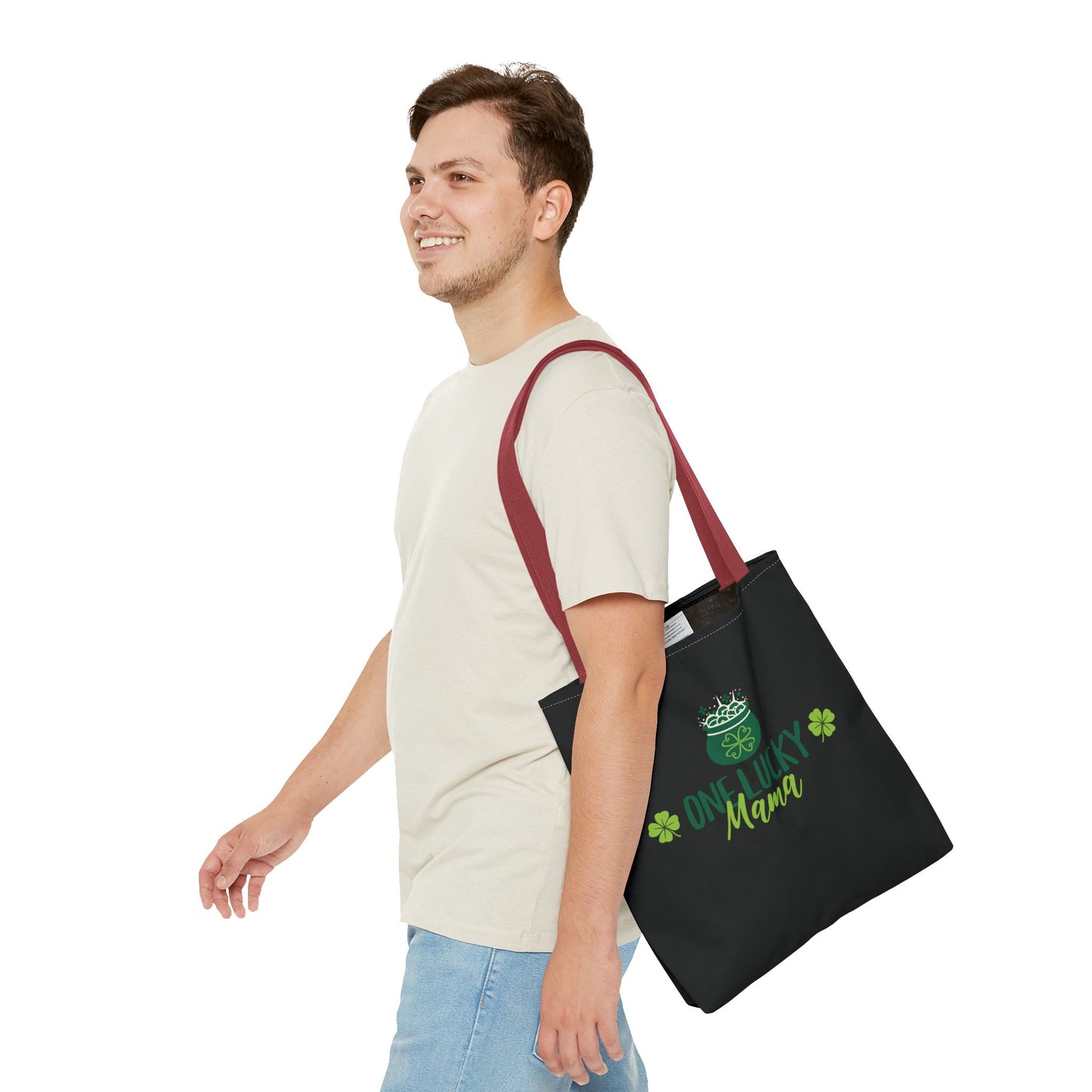 One Lucky Mama St. Patrick's Day Tote Bag - Fun & Festive Green Design