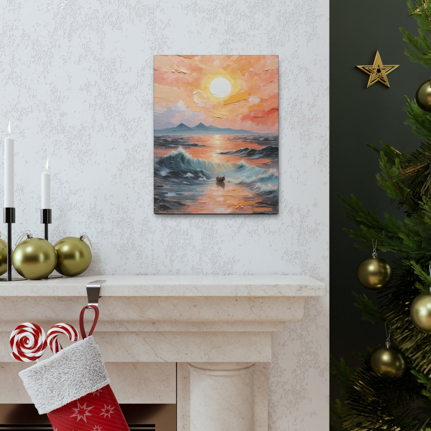 The Lost Boat: Canvas Gallery Wraps