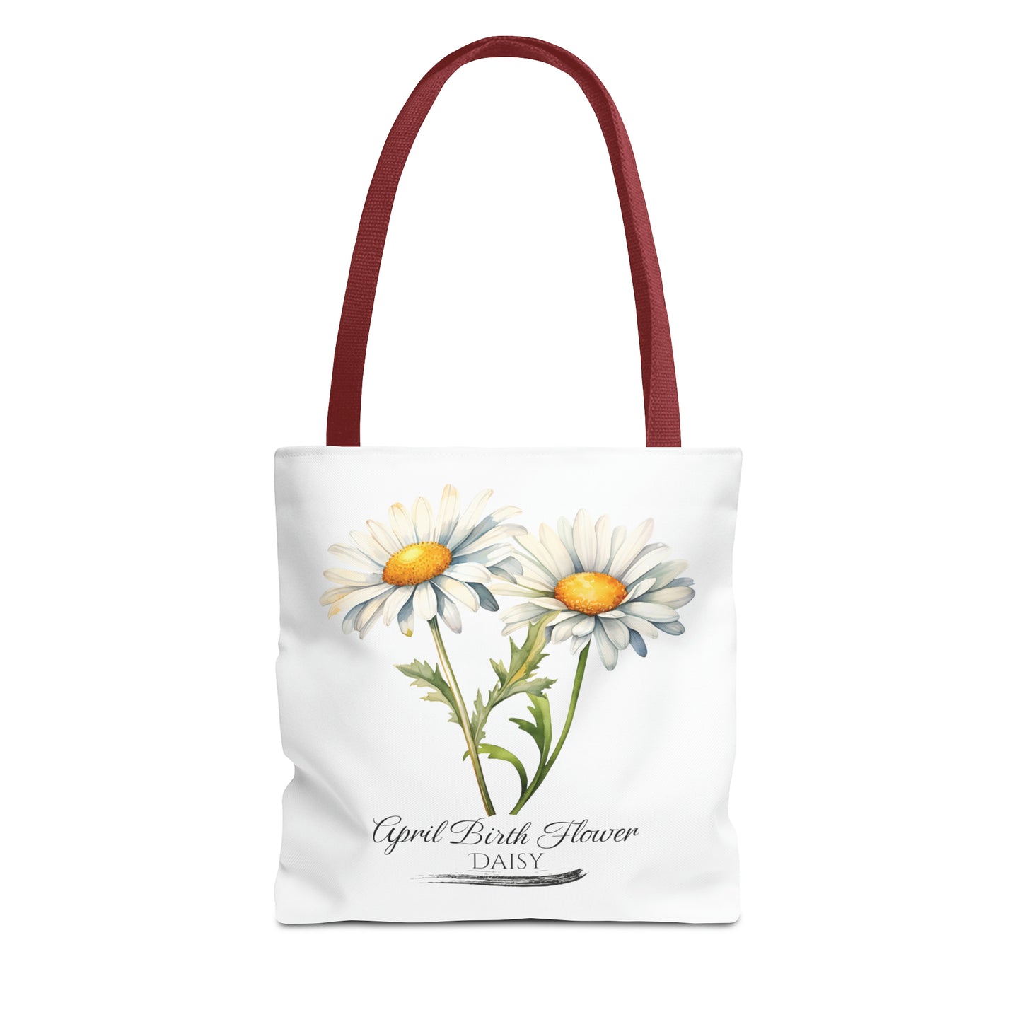 April Birth Flower: Daisy - Tote Bag (AOP)