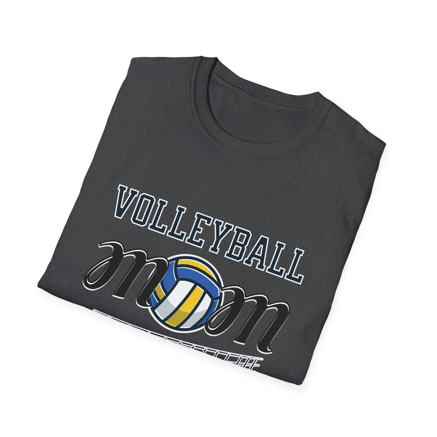 Volleyball Mom T-Shirt | Soft Unisex Tee for Sports Moms | Great for Gifts, Teamwear, Casual Outings, and Holidays
