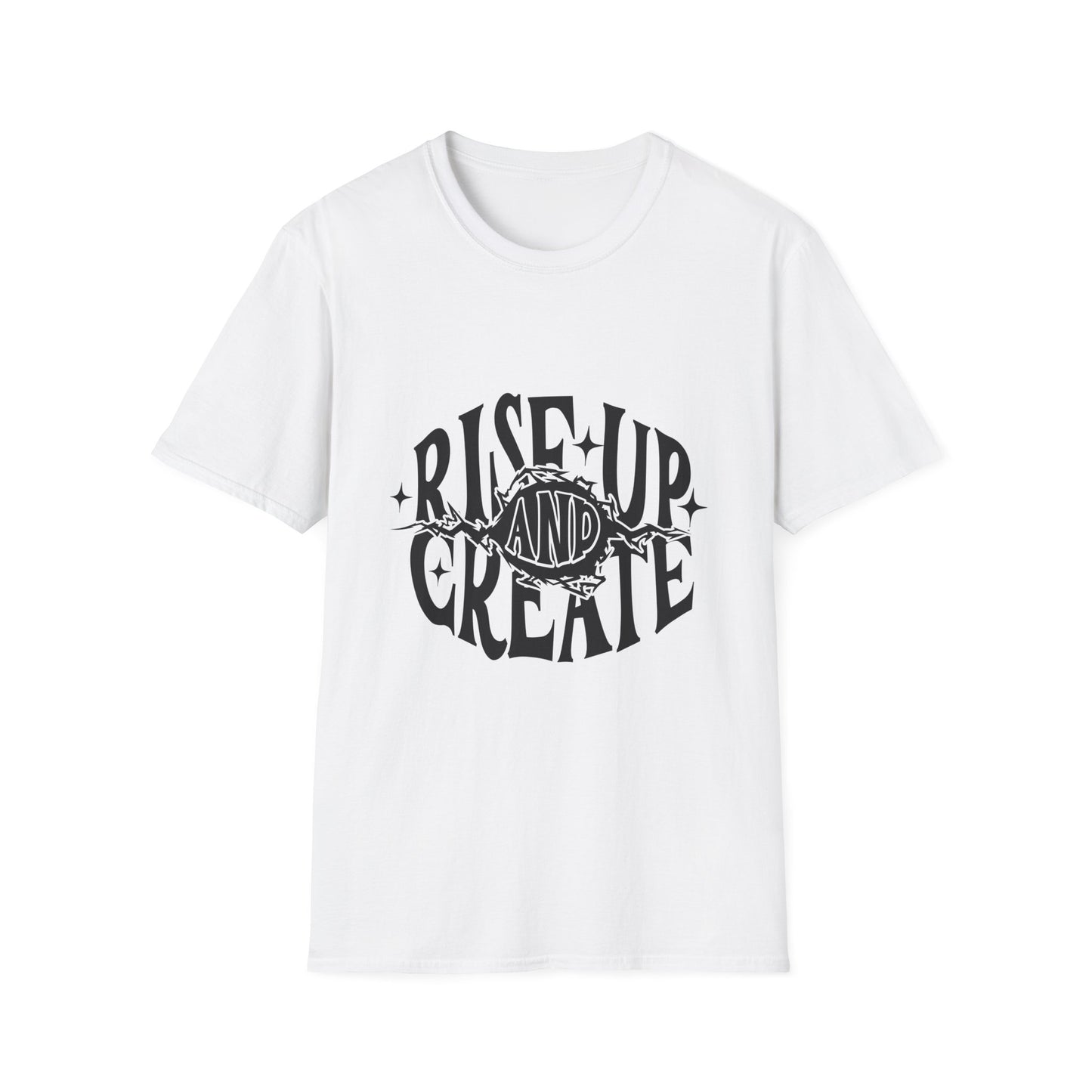 Rise Up And Create T-Shirt, Inspirational Tee, Motivational Shirt, Unisex Graphic Top, Artist Gift, Creative Apparel