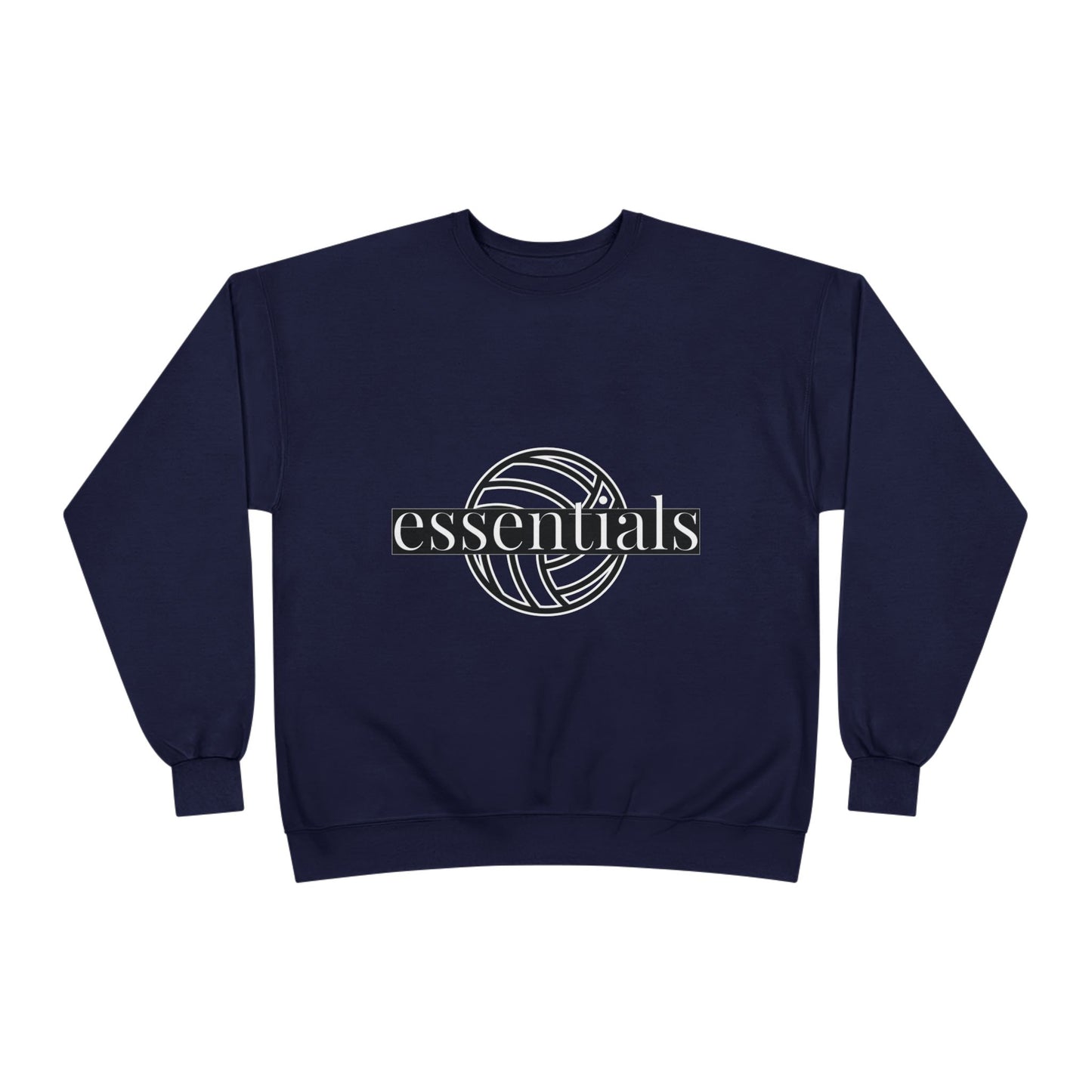 Unisex Eco-Friendly Volleyball Sweatshirt, Casual Sportswear for Athletes, Great for Gifts, Team Spiritwear, Eco-Conscious Fashion