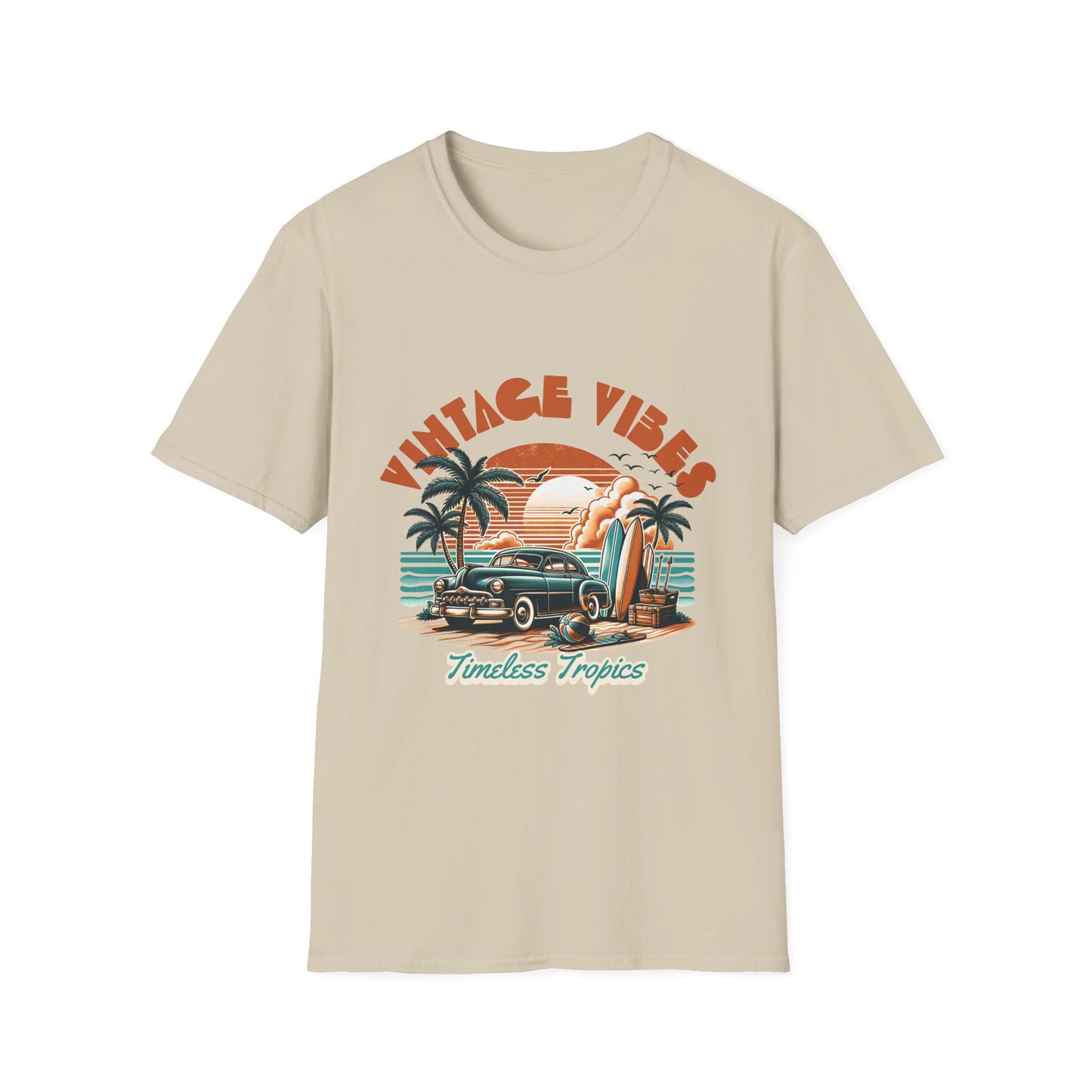 Vintage Vibe T-Shirt - Unisex Softstyle