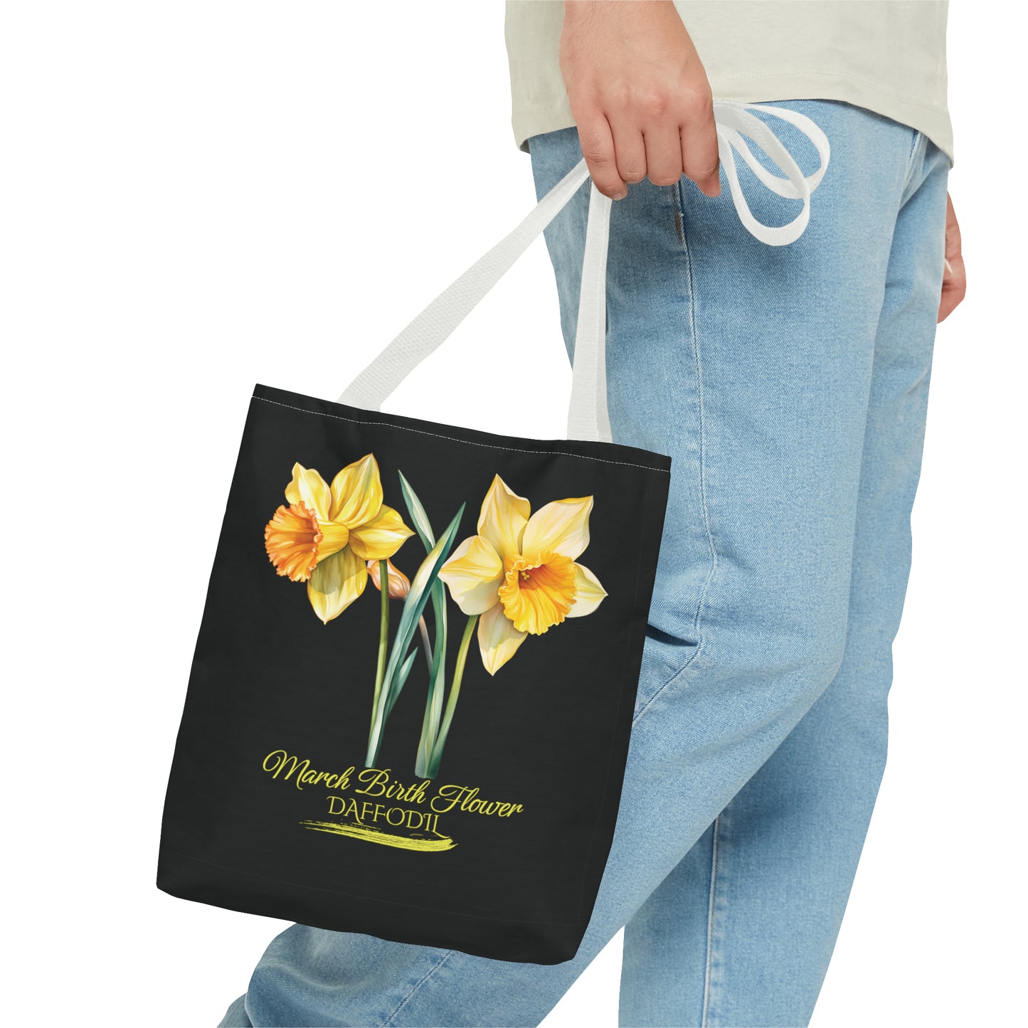March Birth Flower: Daffodil - Tote Bag (AOP)