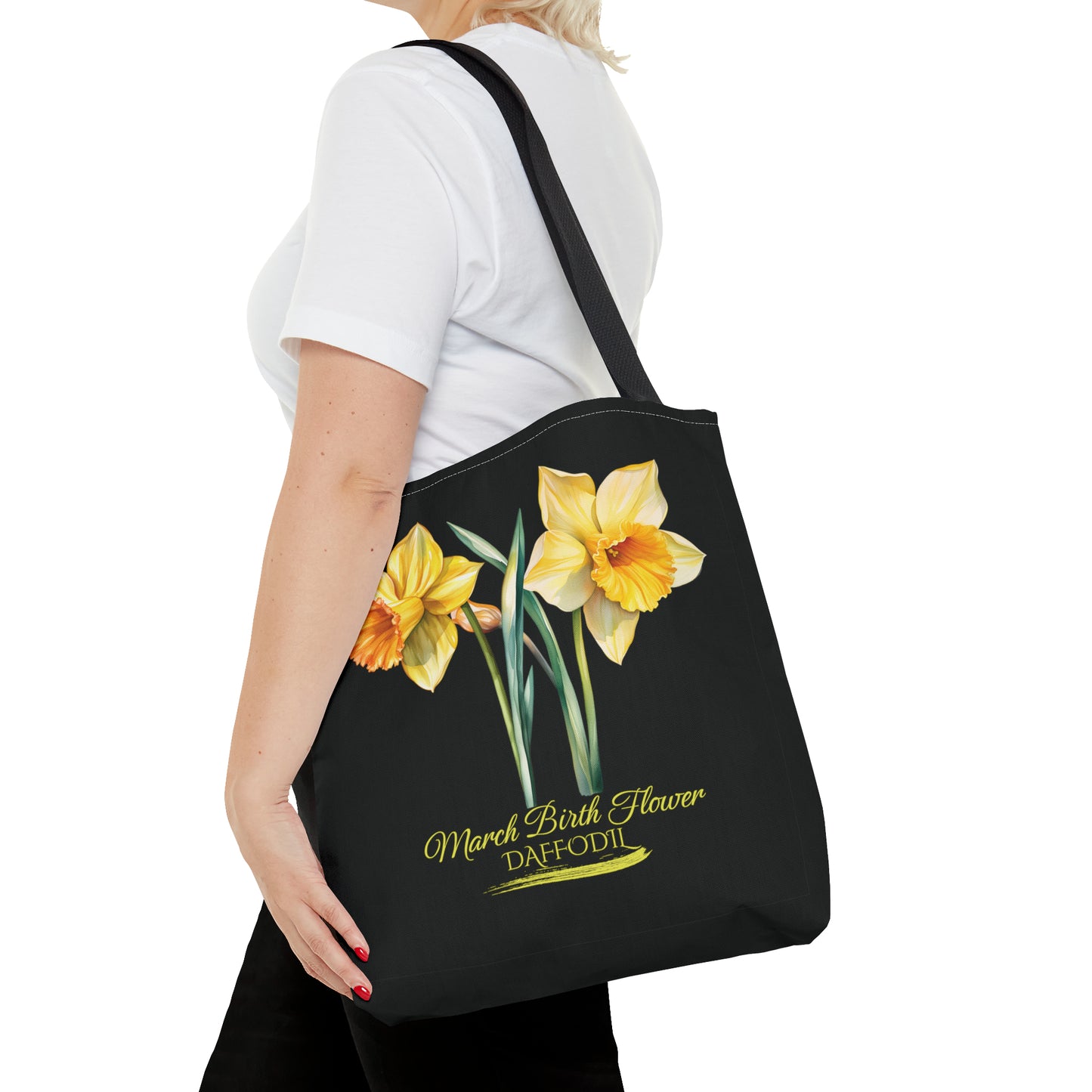 March Birth Flower: Daffodil - Tote Bag (AOP)