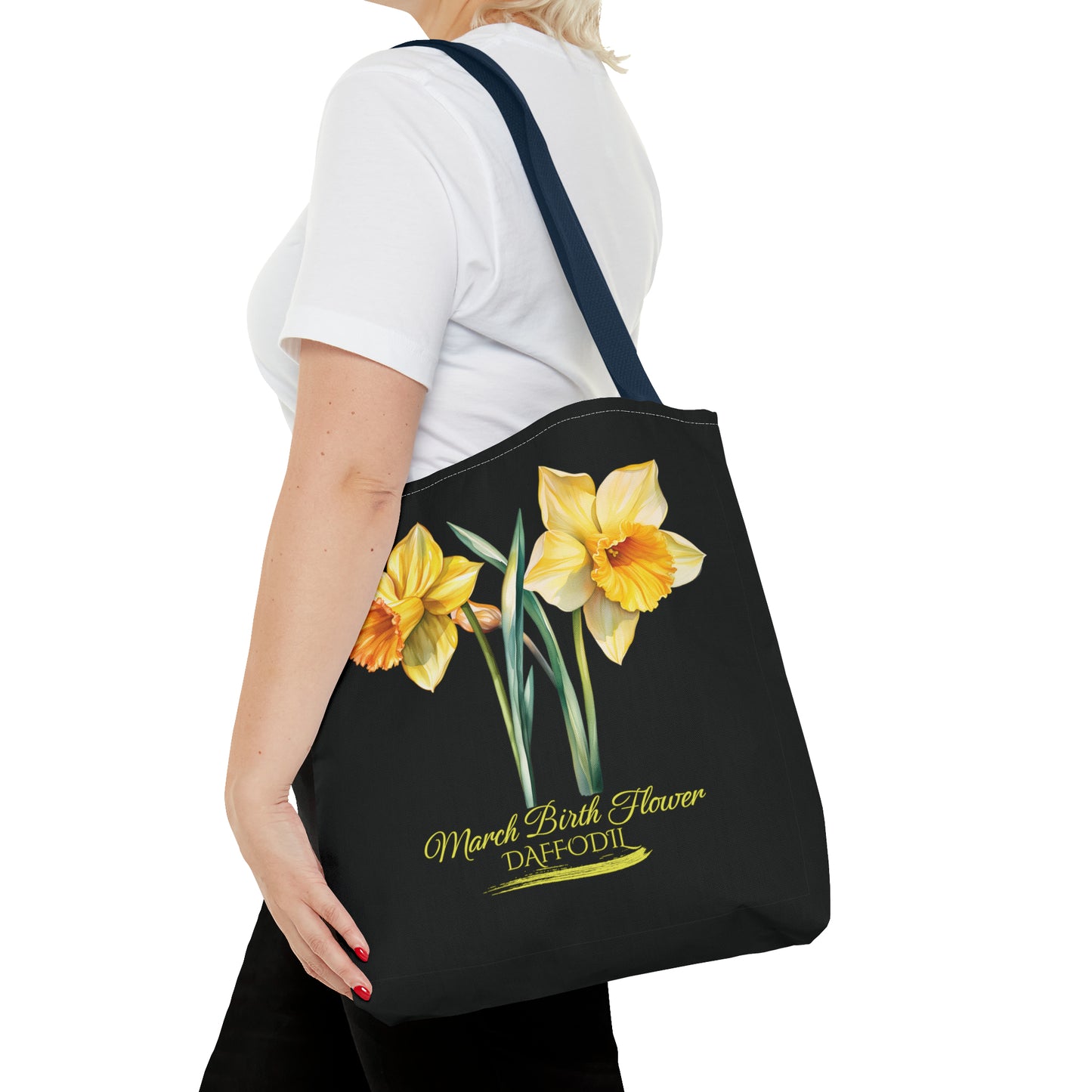 March Birth Flower: Daffodil - Tote Bag (AOP)