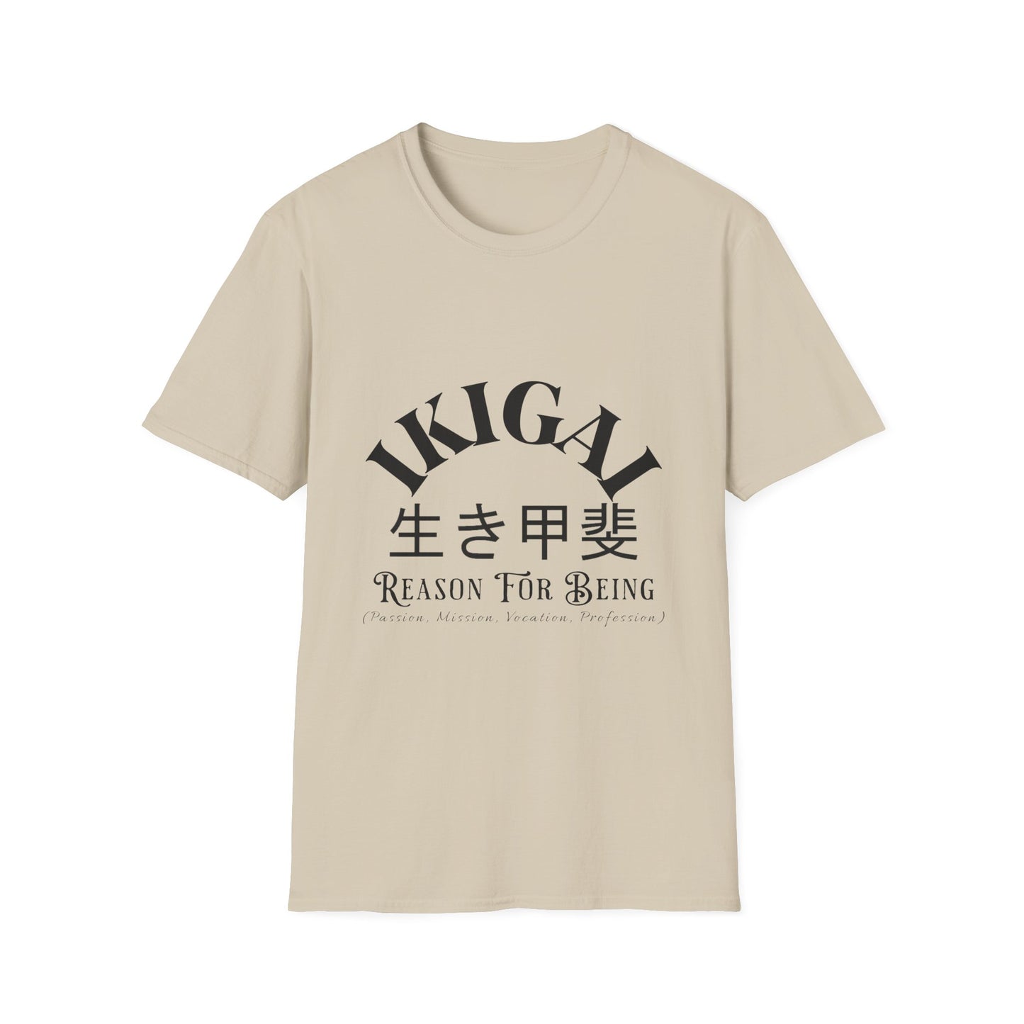 Ikigai T-shirt - Unisex Softstyle