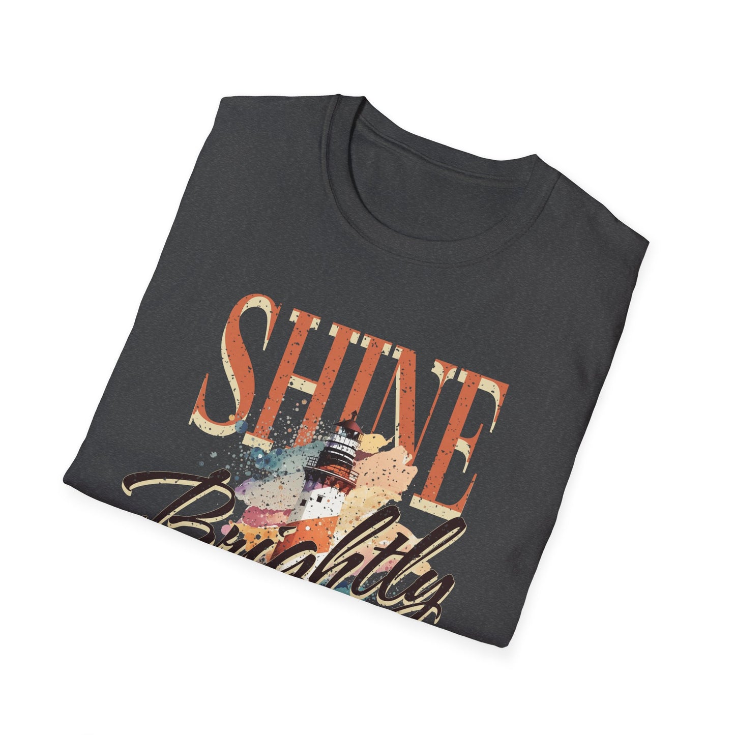 Shine Brightly Always 2025 T-Shirt, Inspirational Tee, Positive Vibe Top, Unisex Graphic Shirt, Gift for Him or Her, Comfortable Clothing