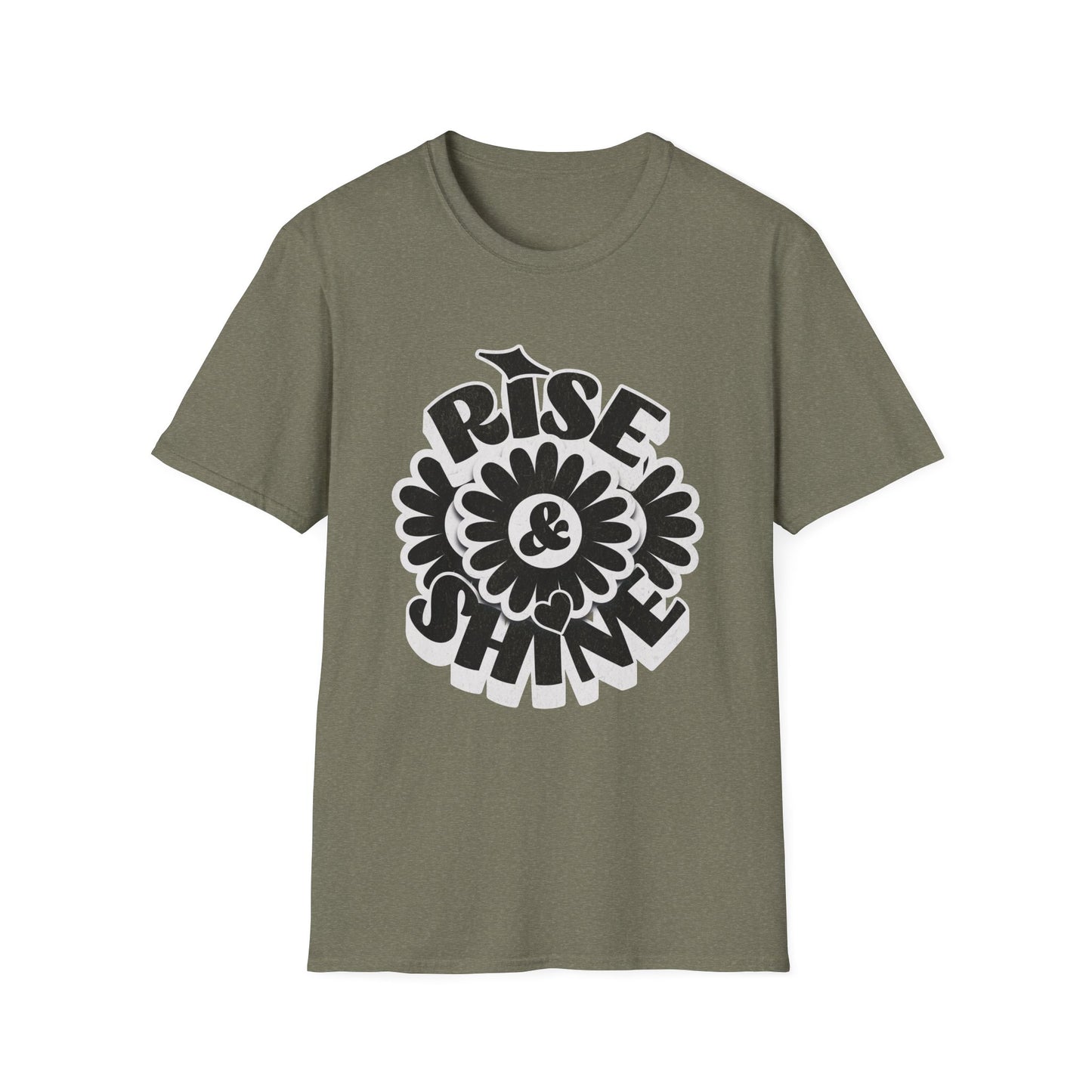 Rise & Shine T-Shirt, Morning Graphic Tee, Unisex Tee, Inspirational Shirt, Gift for Him or Her