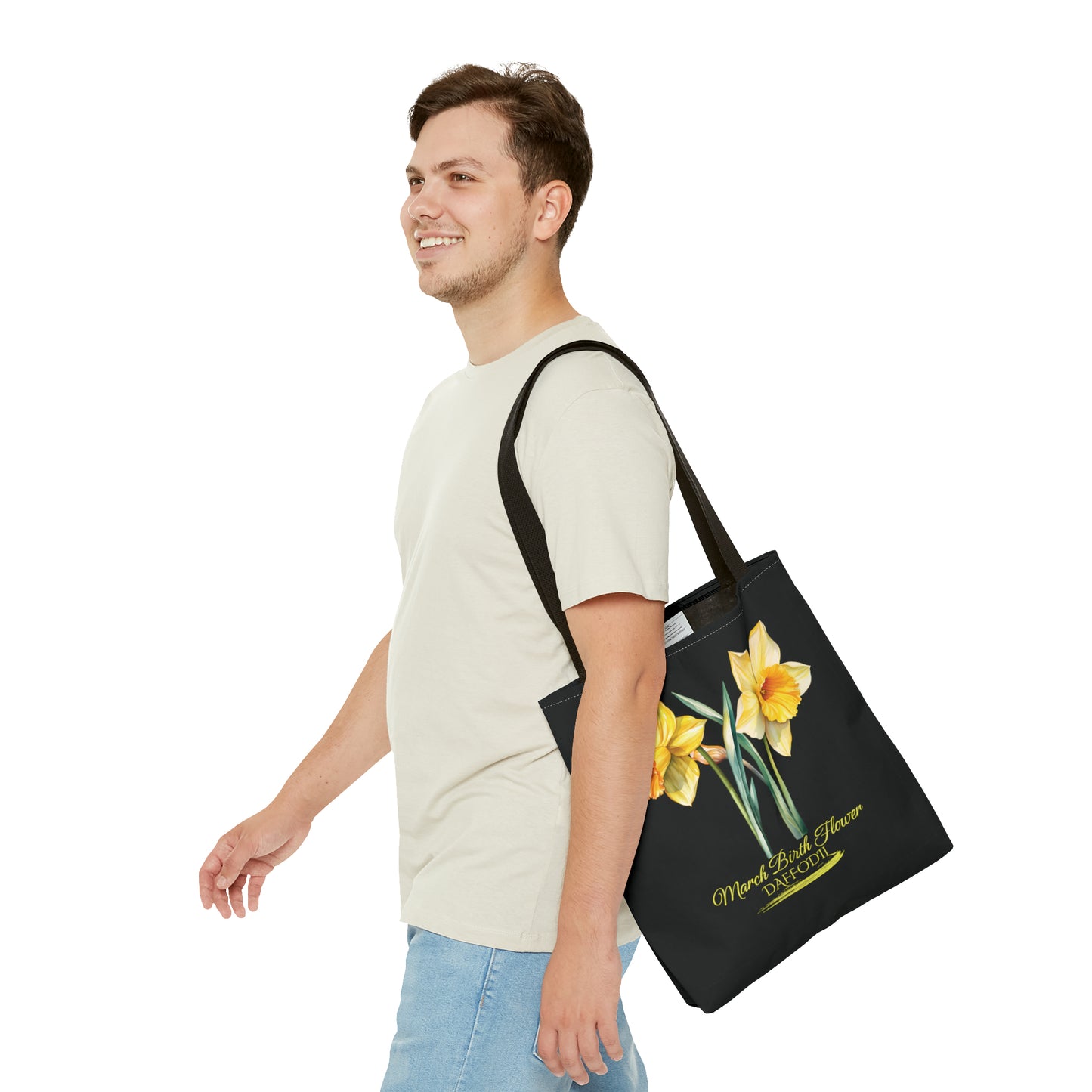 March Birth Flower: Daffodil - Tote Bag (AOP)