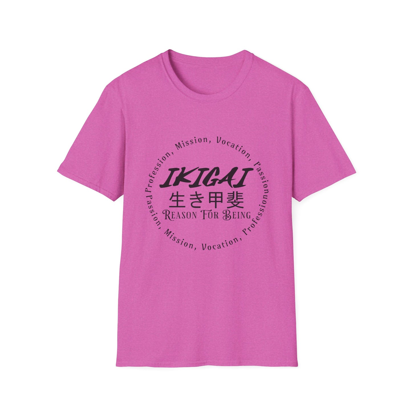 Ikigai T-shirt - Unisex Softstyle
