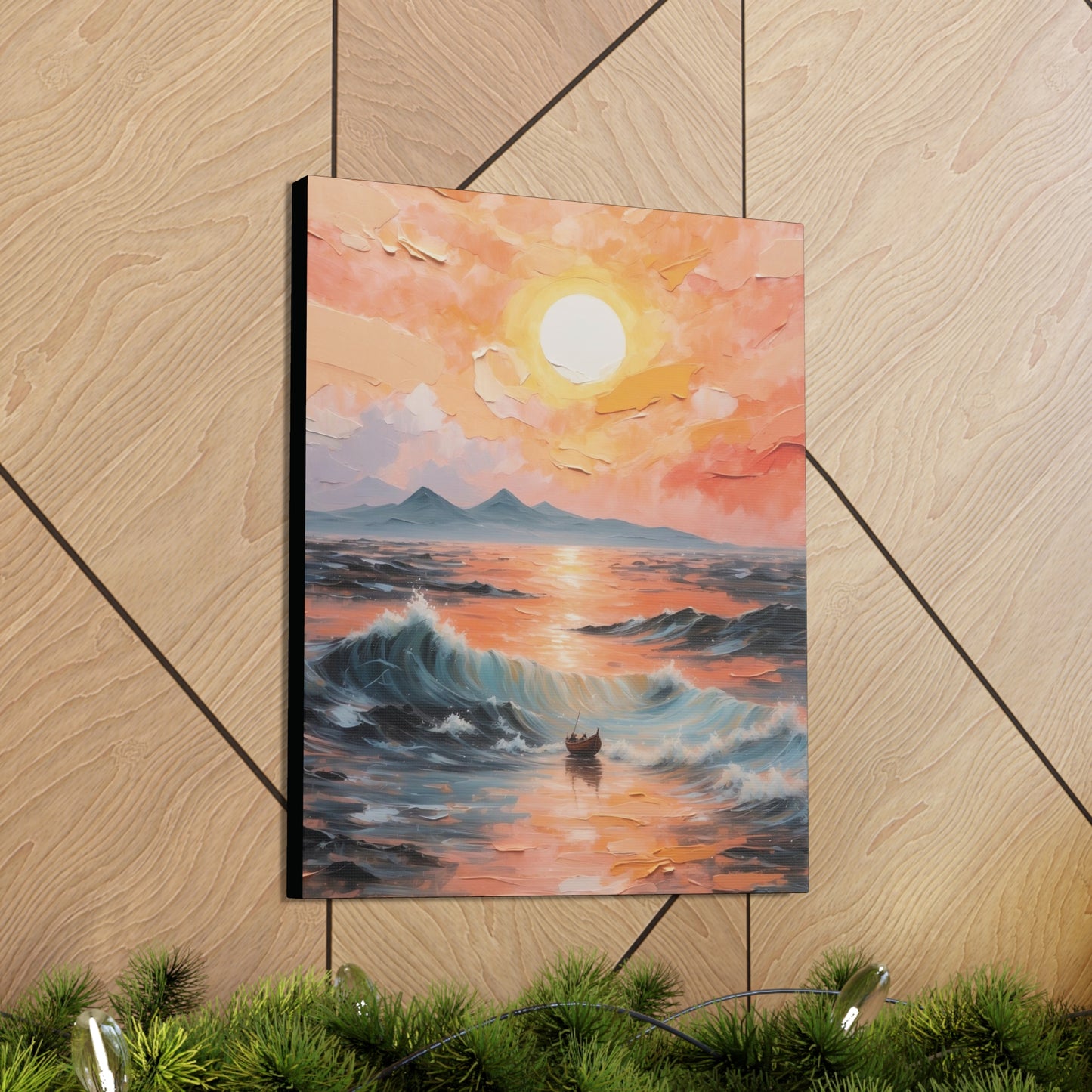 The Lost Boat: Canvas Gallery Wraps