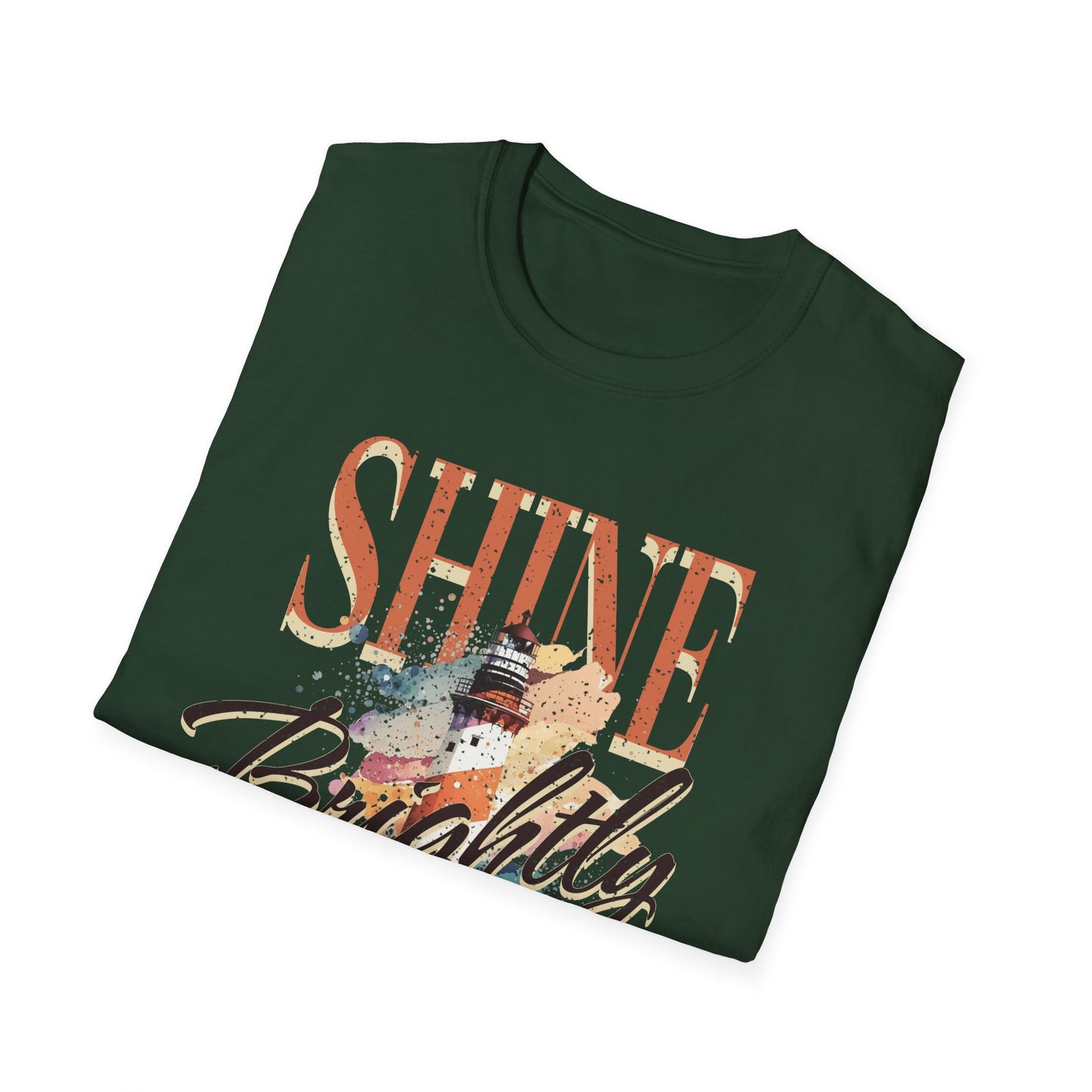 Shine Brightly Always 2025 T-Shirt, Inspirational Tee, Positive Vibe Top, Unisex Graphic Shirt, Gift for Him or Her, Comfortable Clothing
