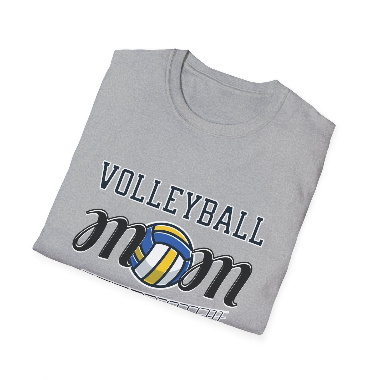 Volleyball Mom T-Shirt | Soft Unisex Tee for Sports Moms | Great for Gifts, Teamwear, Casual Outings, and Holidays