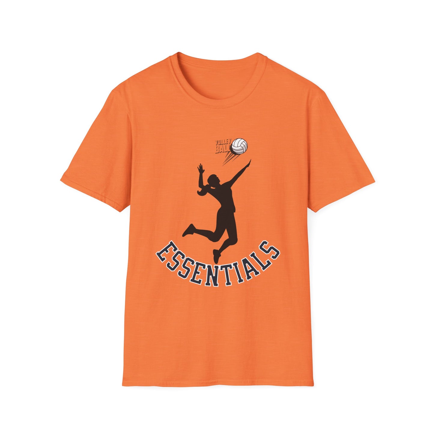 Graphic Sports T-Shirt - 'ESSENTIALS' Silhouette Tee for Athletes, Gym Lovers, Casual Wear, Sports Events, Gift Idea