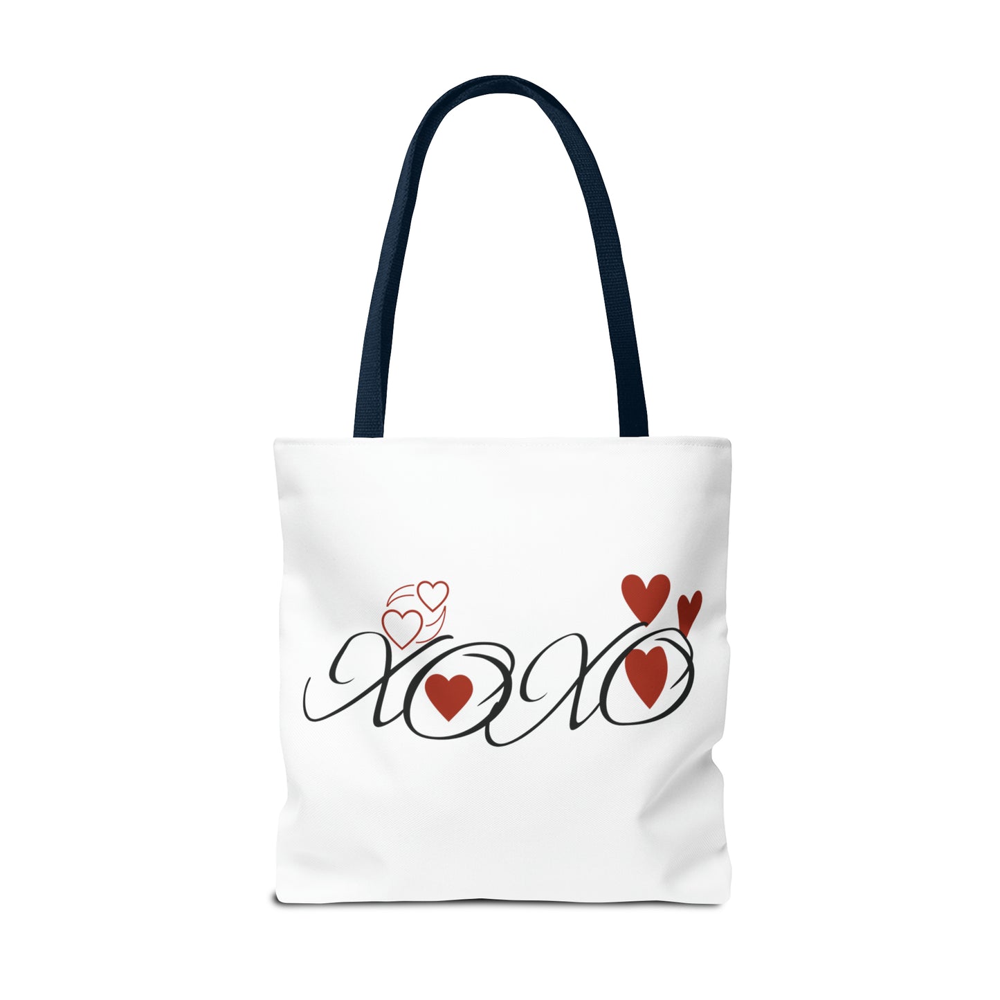 Valentine: XOXO with Hearts - Tote Bag (AOP)