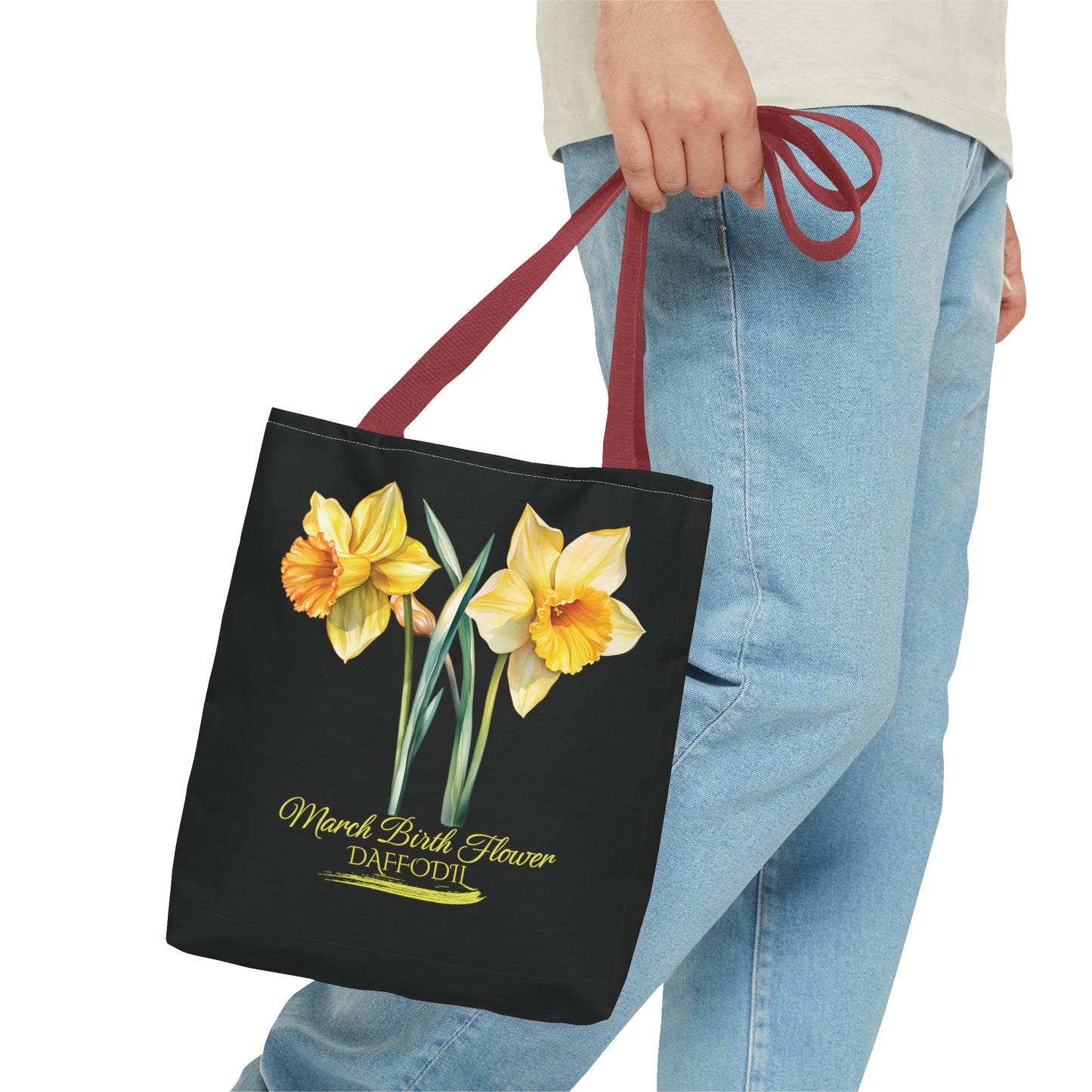 March Birth Flower: Daffodil - Tote Bag (AOP)