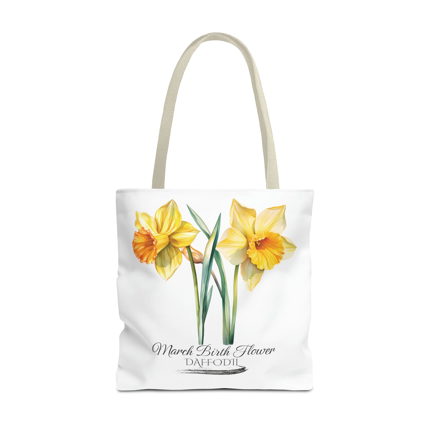 March Birth Flower: Daffodil - Tote Bag (AOP)