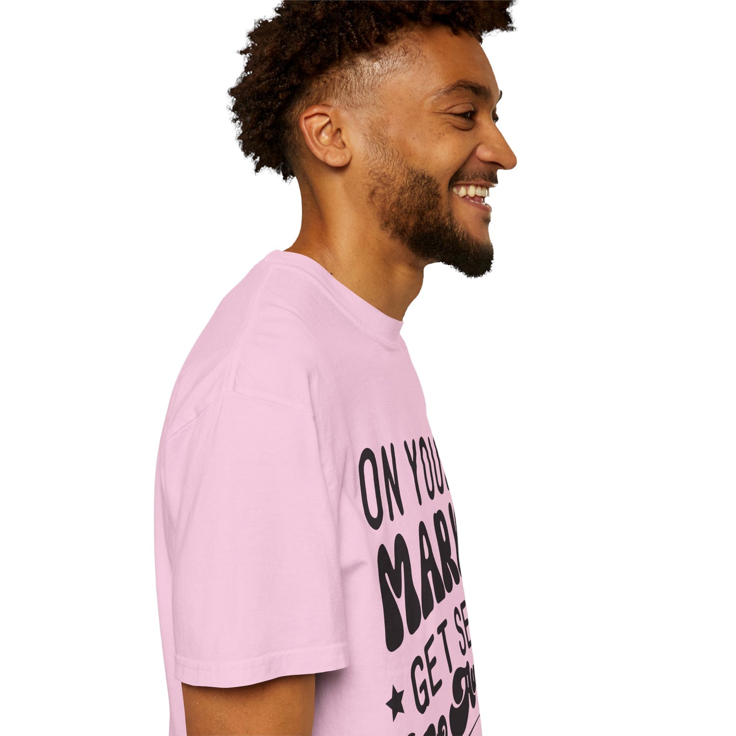 On your mark, get set, go away - Unisex Garment-Dyed T-shirt