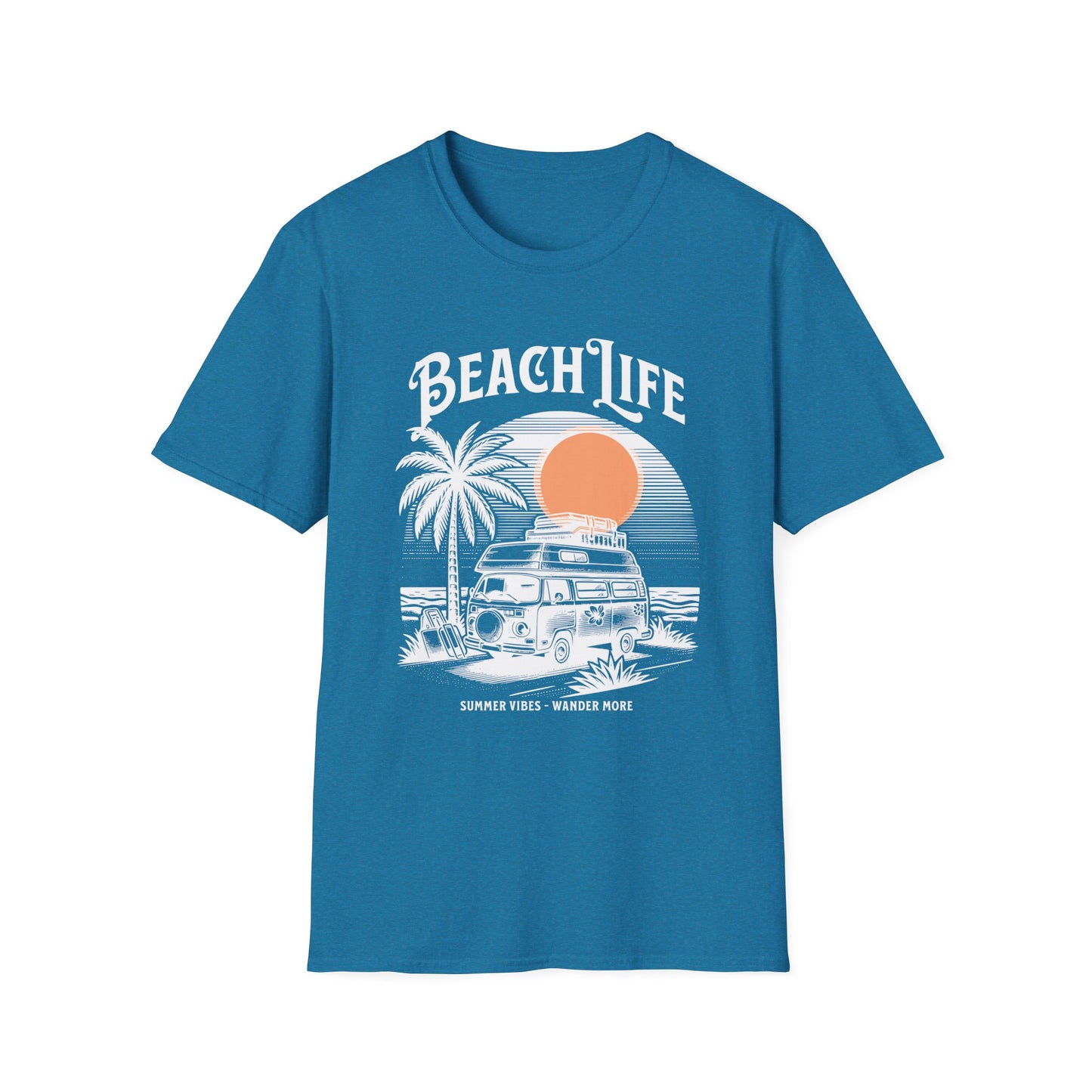 Beach Life T-shirt - Unisex Softstyle T-Shirt