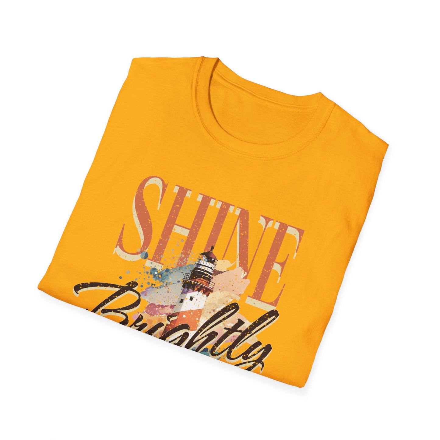 Shine Brightly Always 2025 T-Shirt, Inspirational Tee, Positive Vibe Top, Unisex Graphic Shirt, Gift for Him or Her, Comfortable Clothing