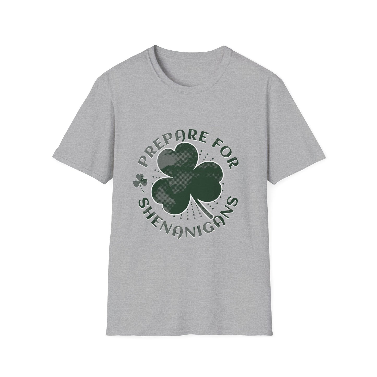 St. Patrick's Day 'Prepare for Shenanigans' T-Shirt - Unisex Softstyle Tee