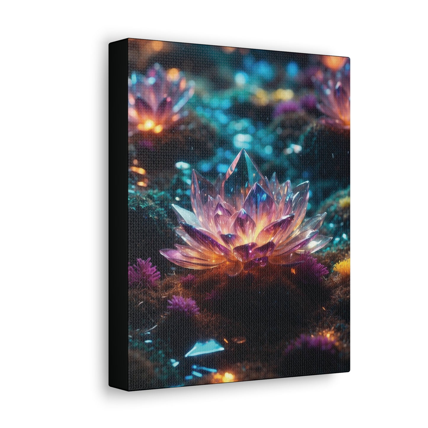 Crystal Lotus: Canvas Gallery Wraps