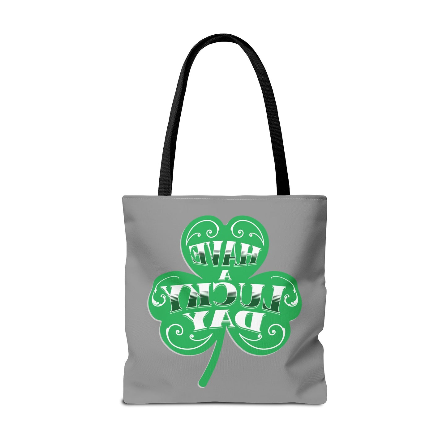 Lucky Day Tote Bag - St. Patrick's Day Gift, Eco-Friendly Shopper, Fun Everyday Use, Green Clover Design, Lucky Charm