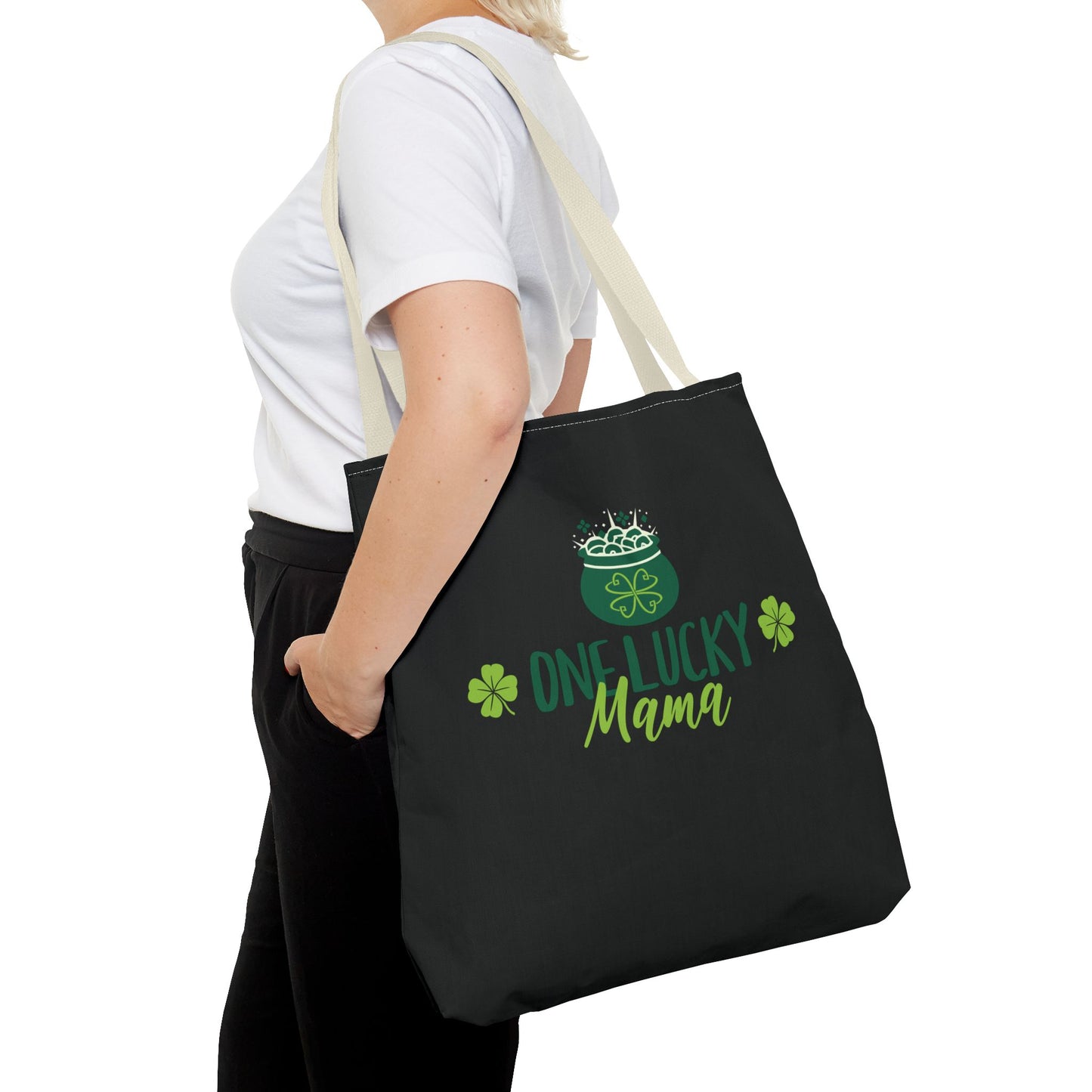 One Lucky Mama St. Patrick's Day Tote Bag - Fun & Festive Green Design
